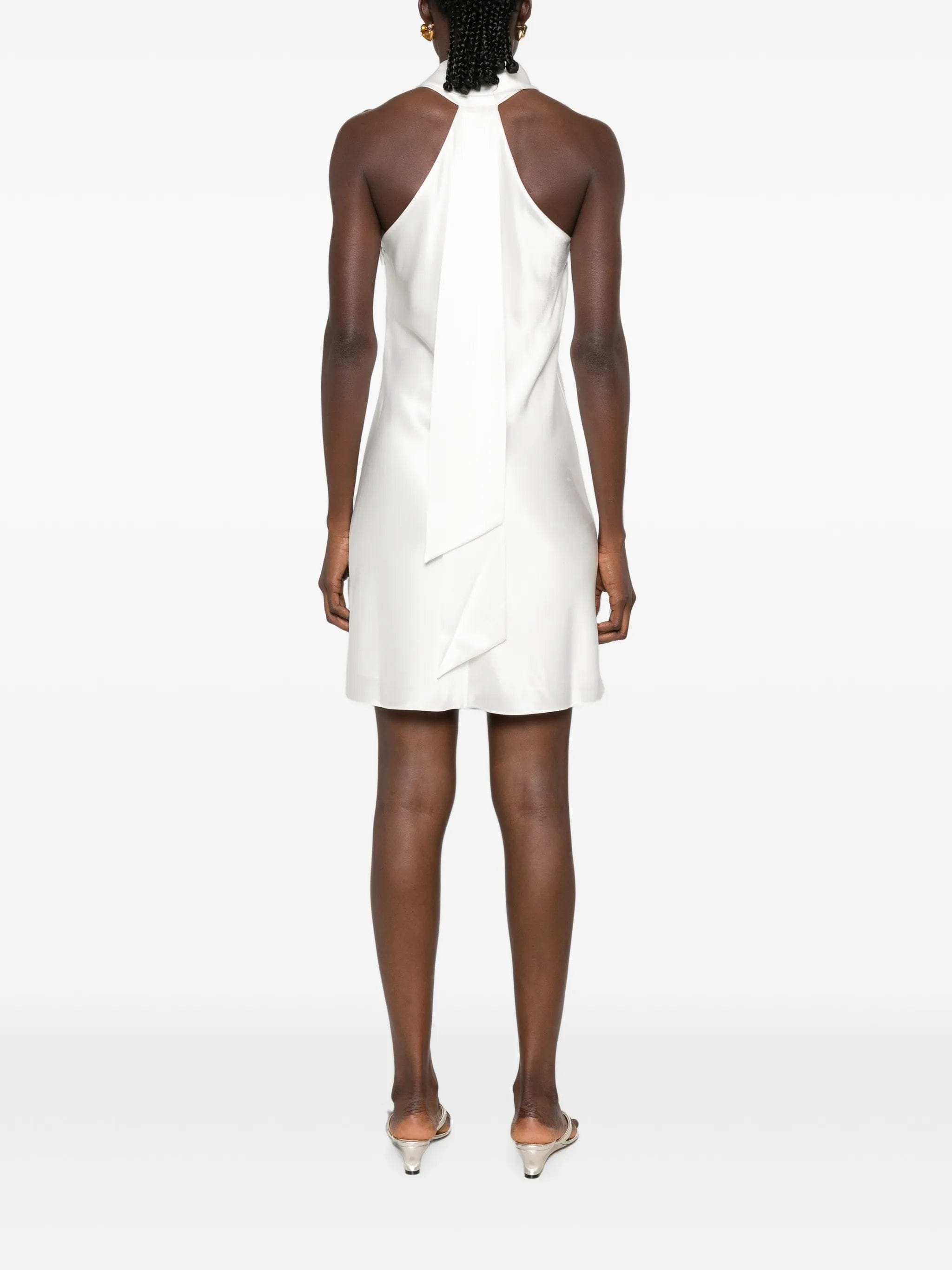 Galvan London Pandora satin mini dress