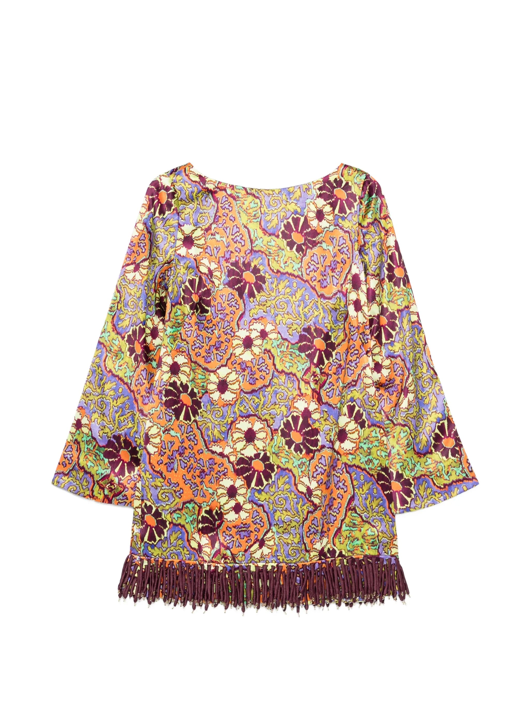 ALEMAIS Joanna fringe-trimmed mini dress