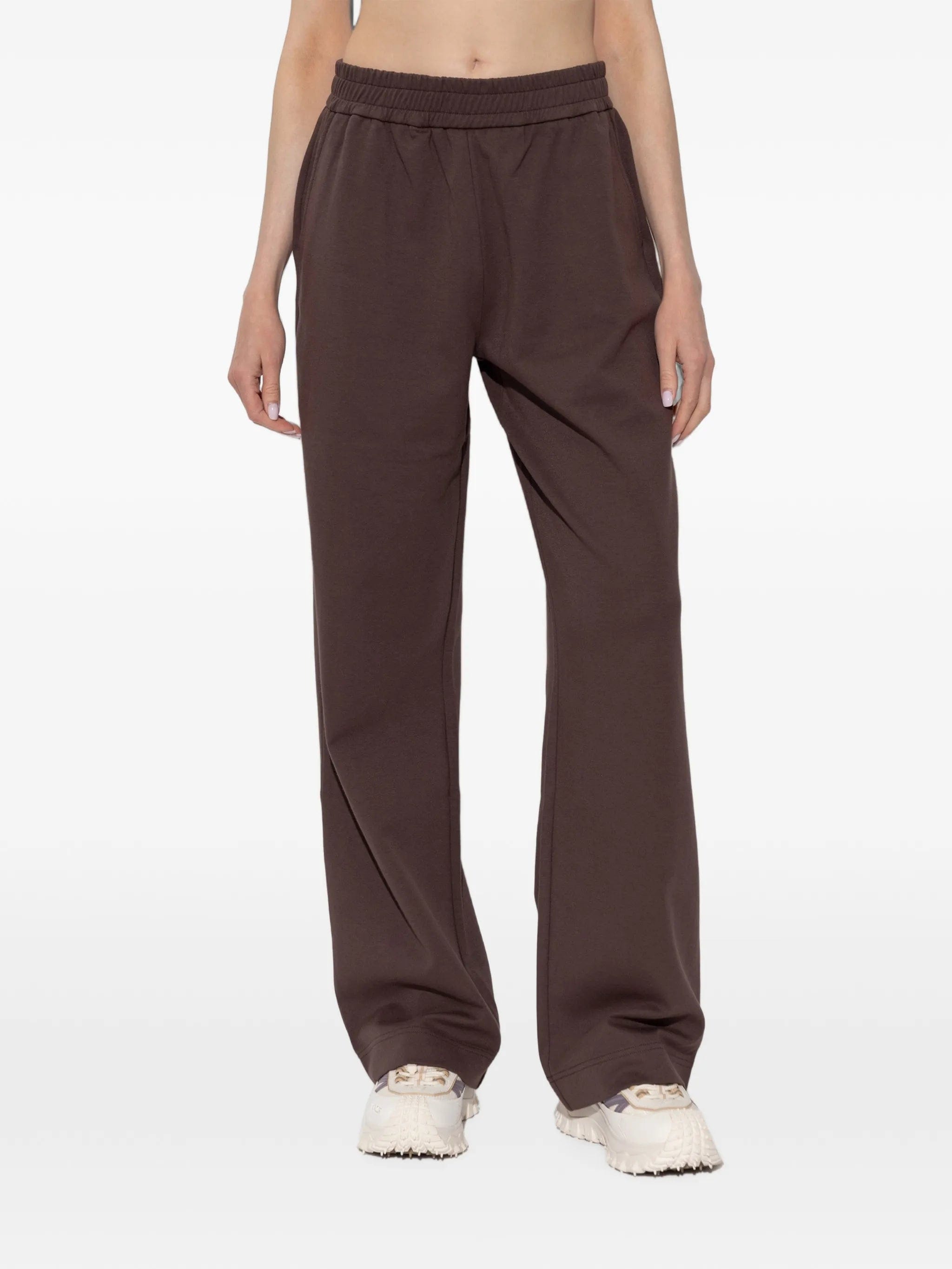 Moncler logo-patch wide-leg track trousers