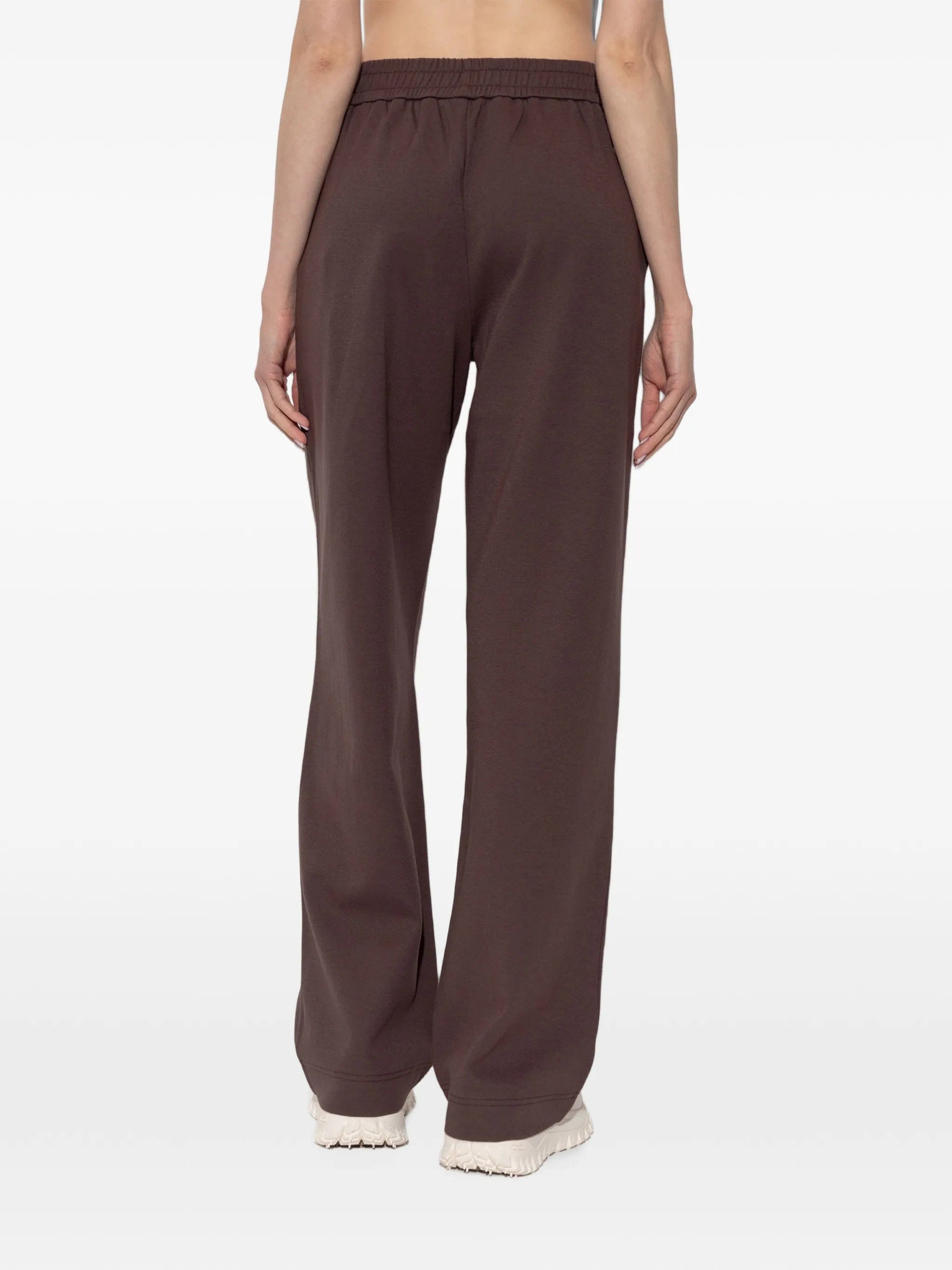 Moncler logo-patch wide-leg track trousers