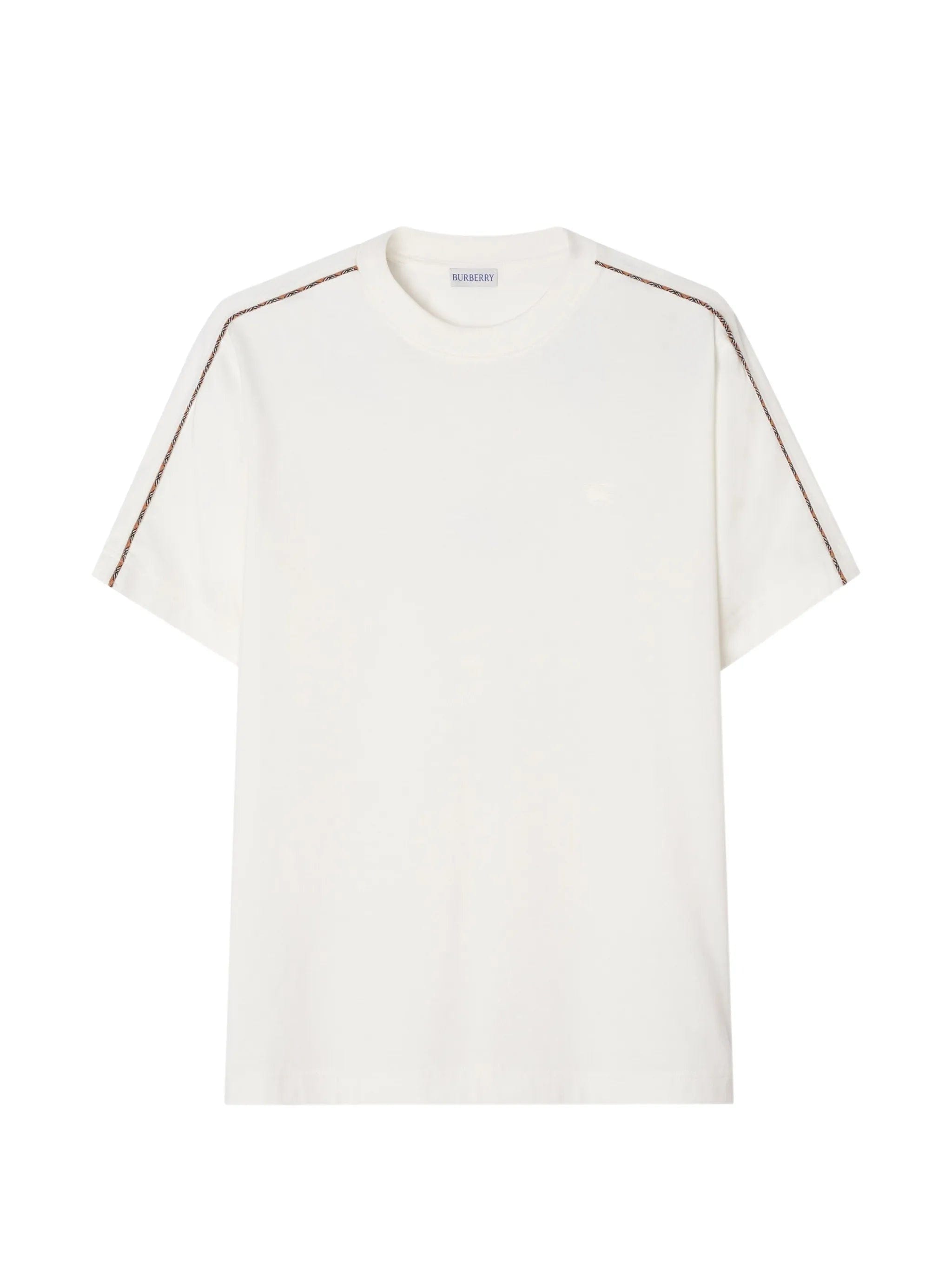 Burberry Seth check-trim T-shirt