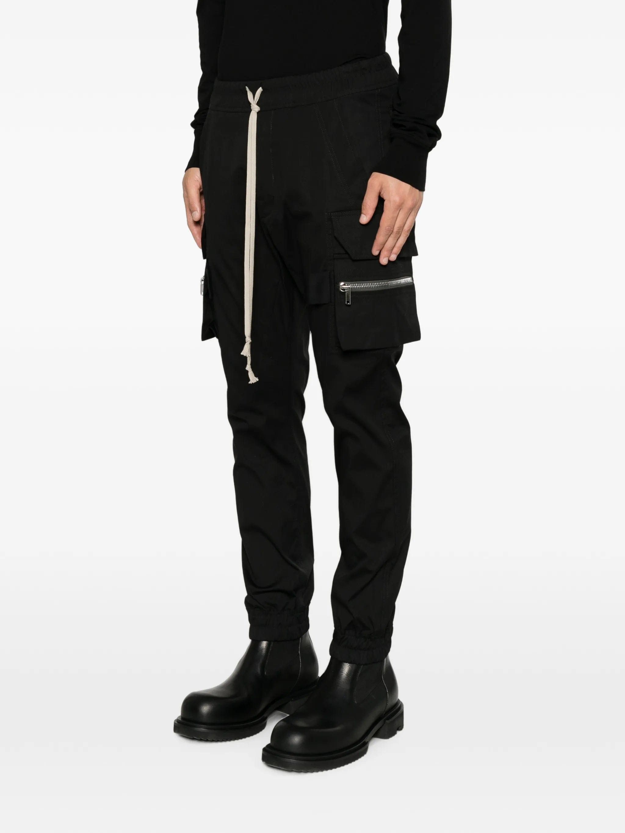 Rick Owens Mastodon multi-pocket drawstring track pants