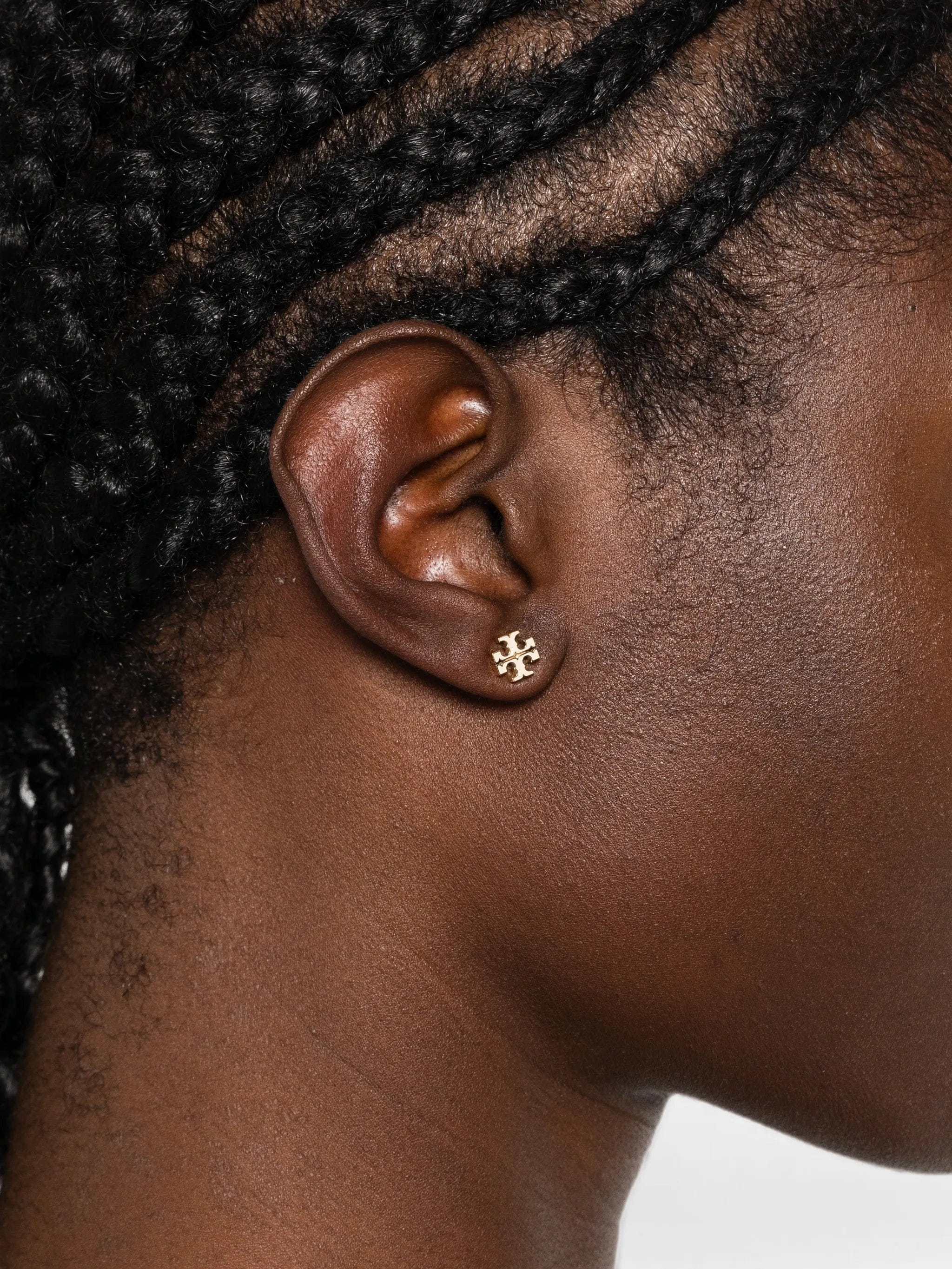 Tory Burch logo stud earrings