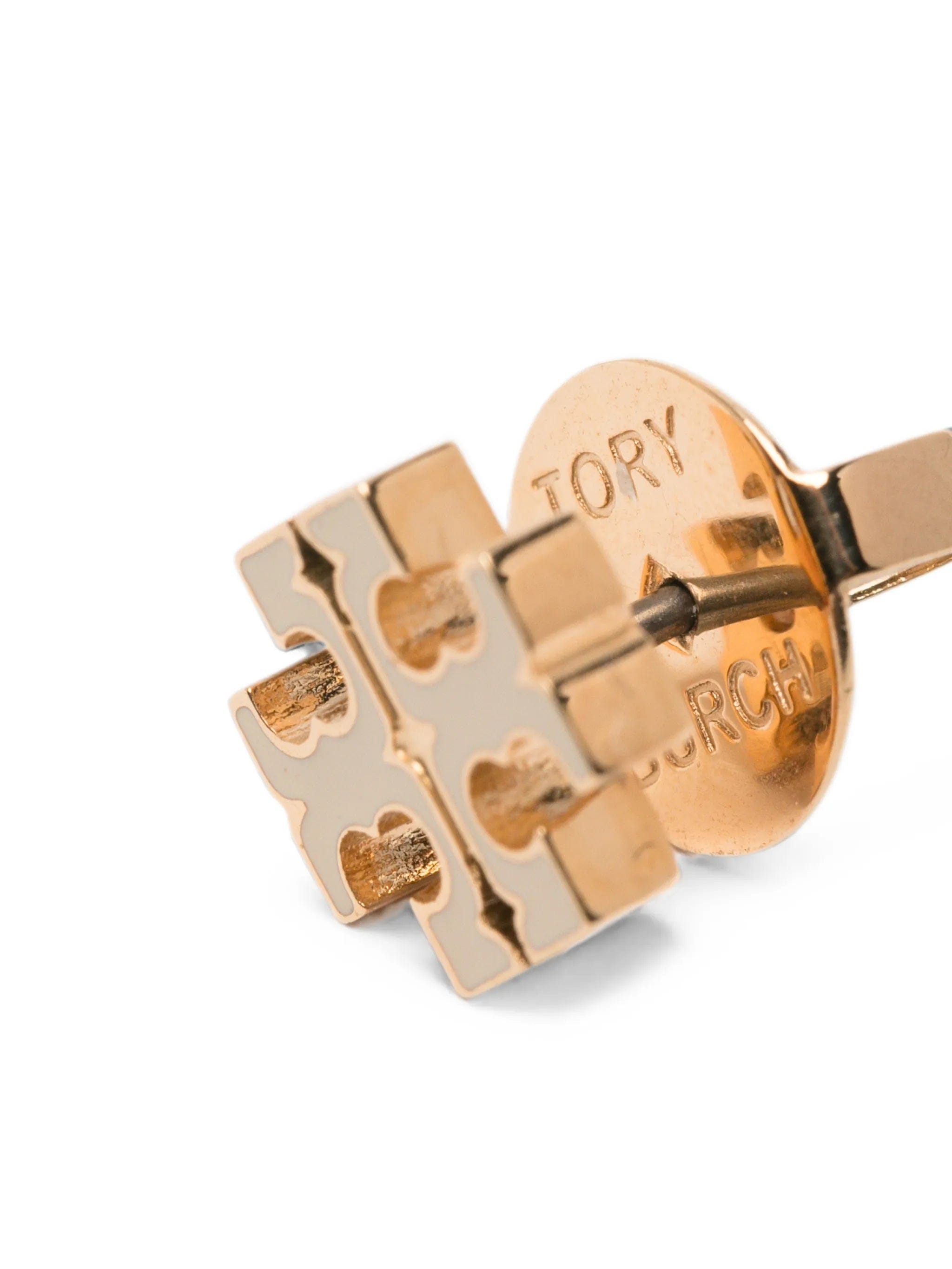 Tory Burch logo stud earrings
