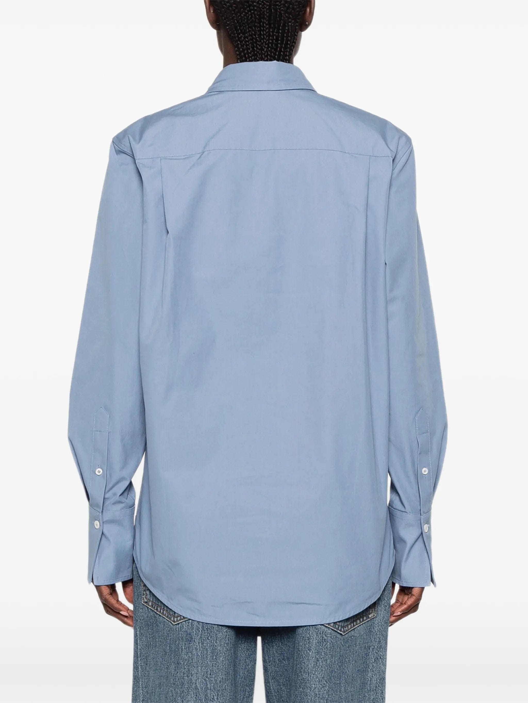 Victoria Beckham chest-pocket button-up shirt