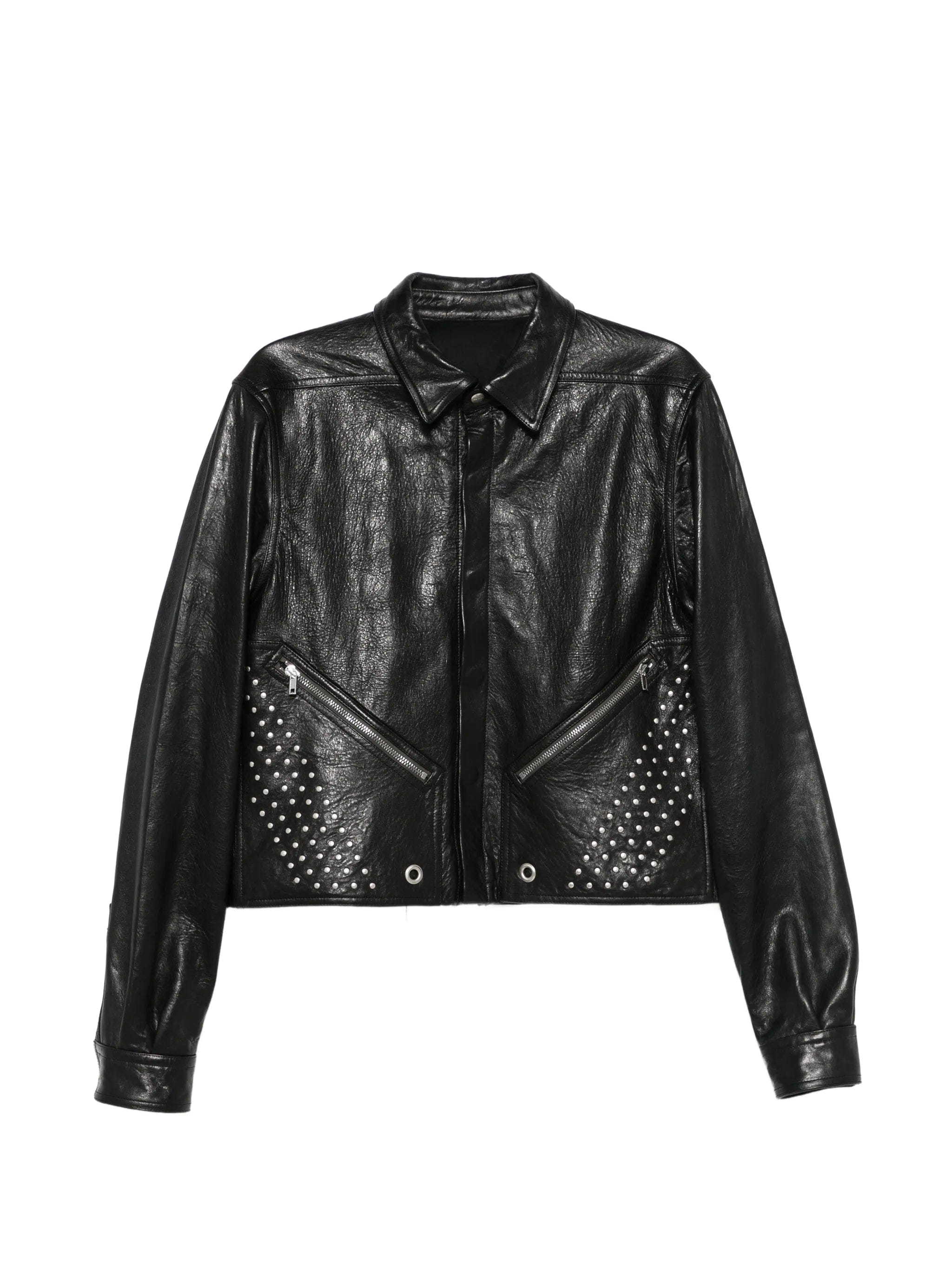 Rick Owens Alice Tour stud-embellished leather jacket