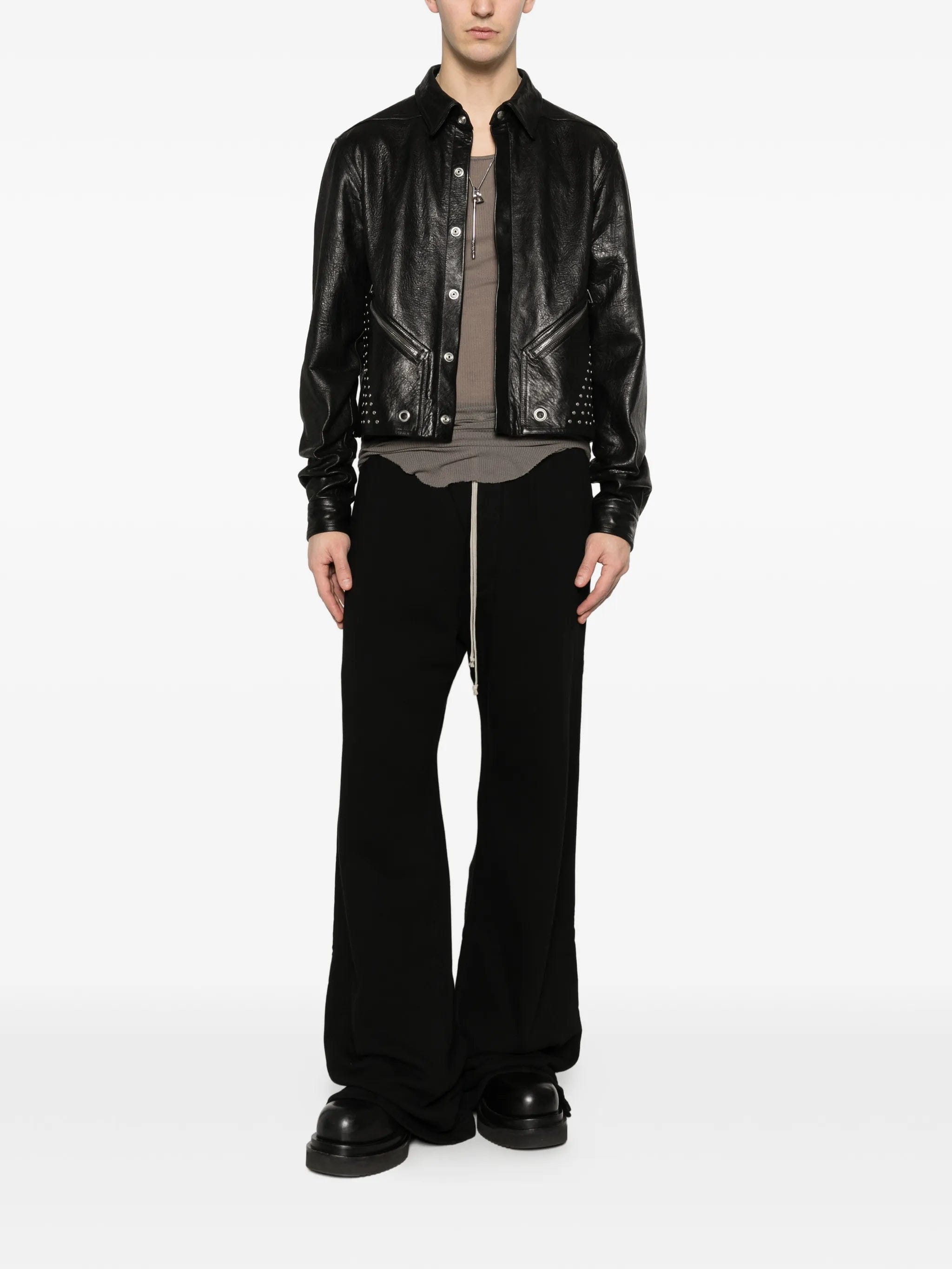 Rick Owens Alice Tour stud-embellished leather jacket