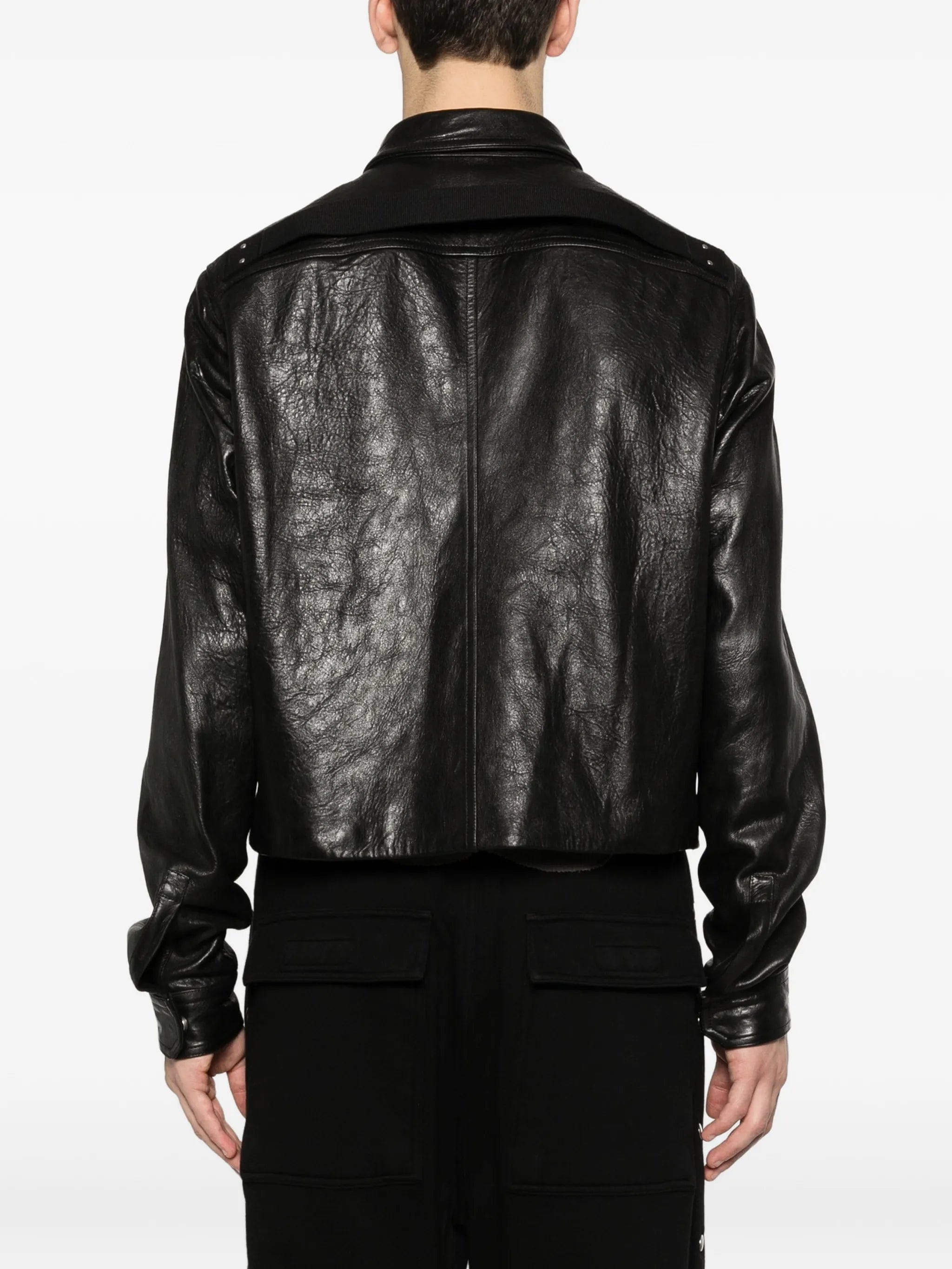 Rick Owens Alice Tour stud-embellished leather jacket
