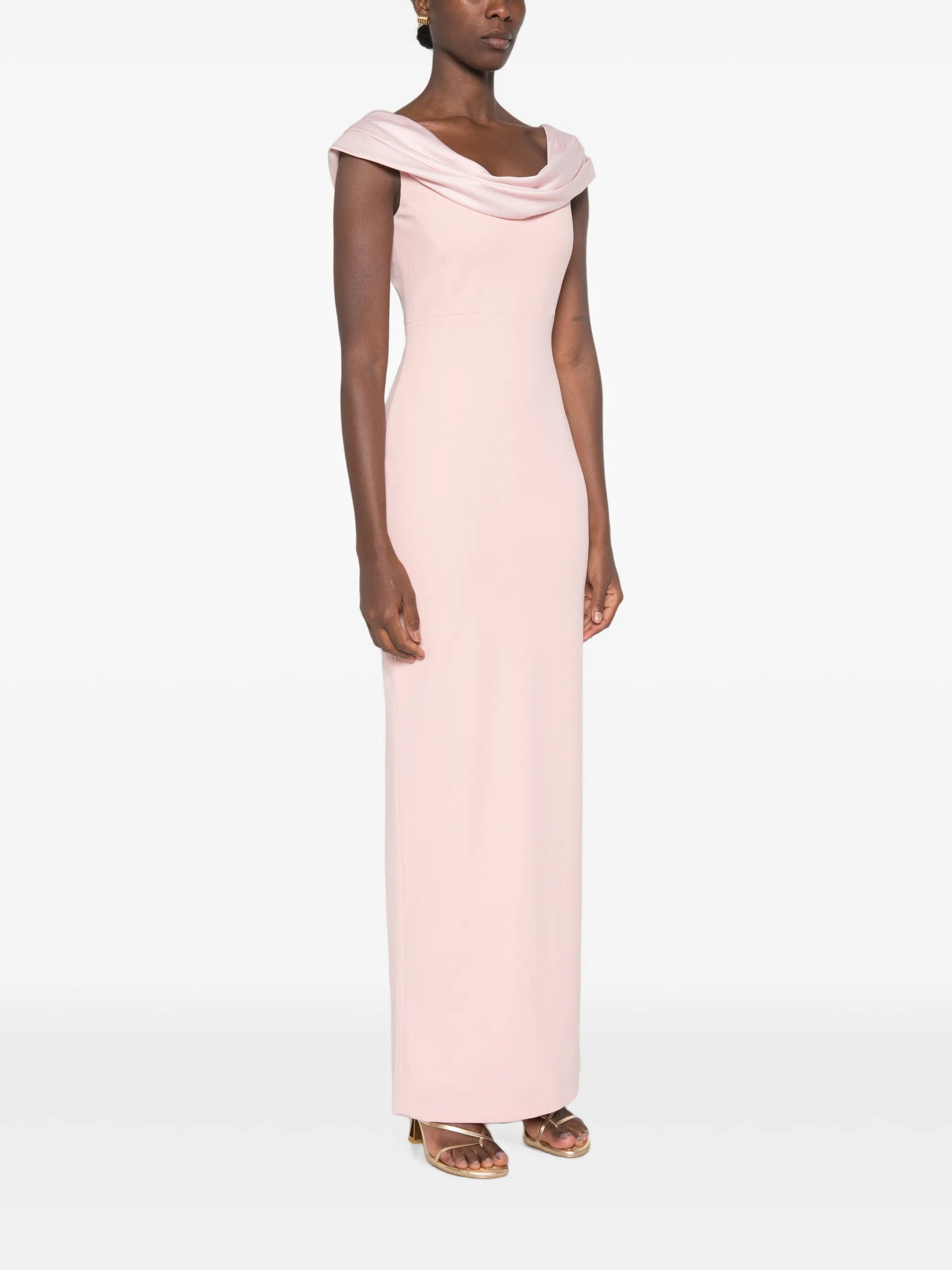 Solace London Adele draped maxi dress
