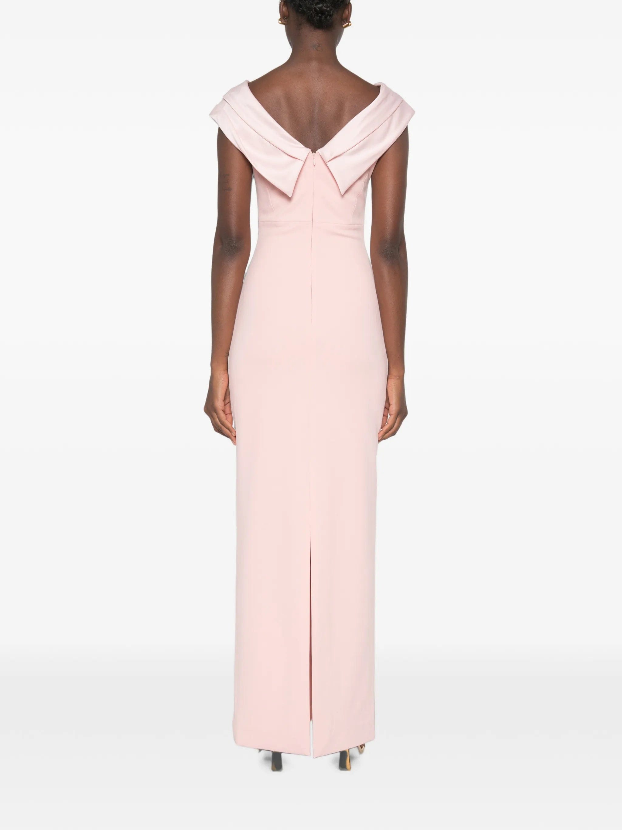 Solace London Adele draped maxi dress