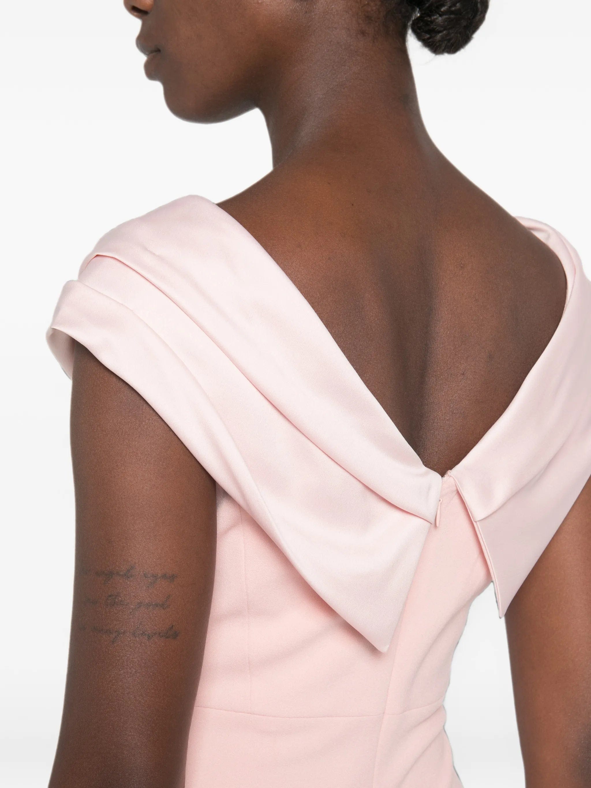 Solace London Adele draped maxi dress