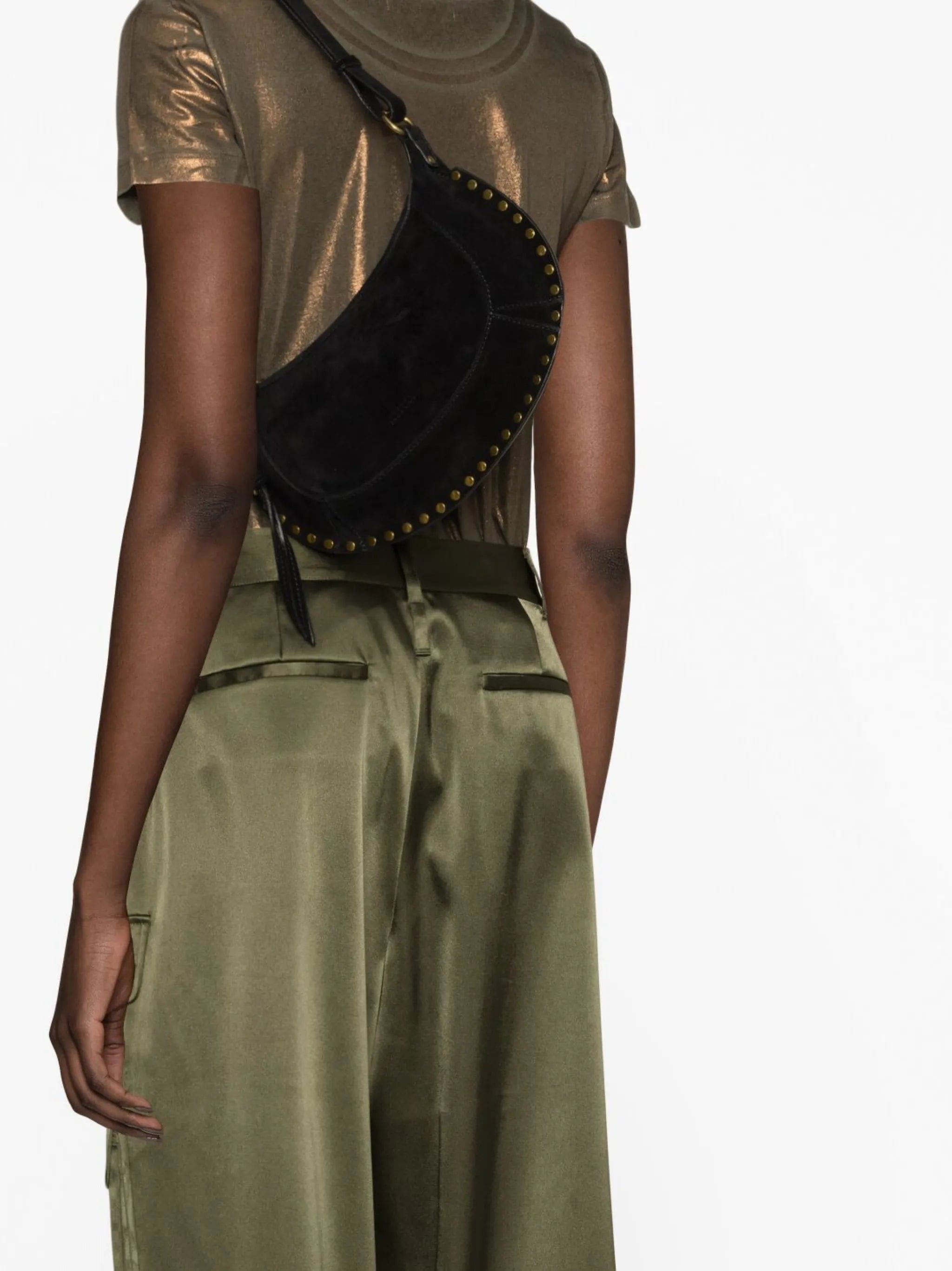 ISABEL MARANT studded suede tote bag