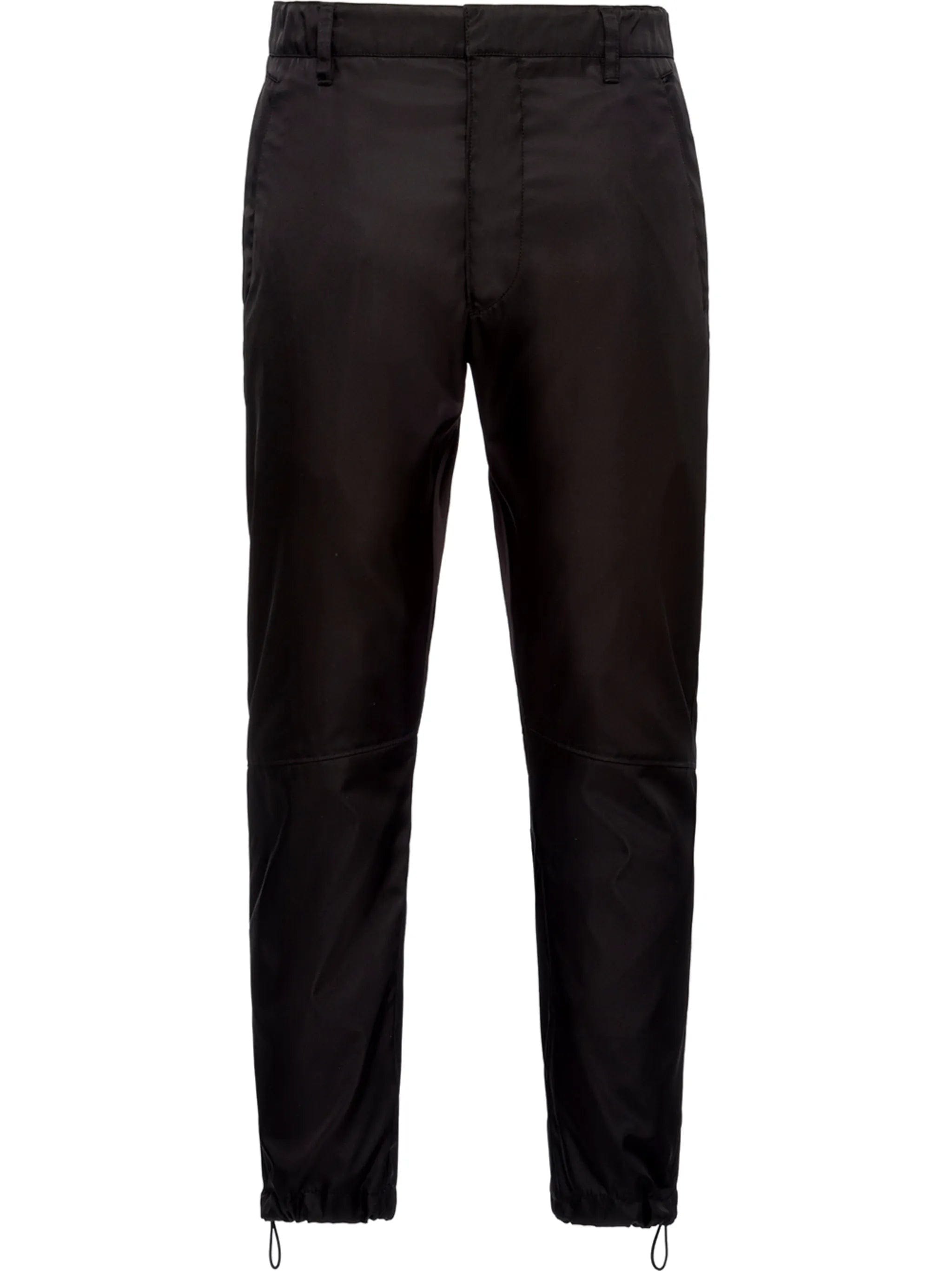 Prada Re-Nylon logo-plaque track pants