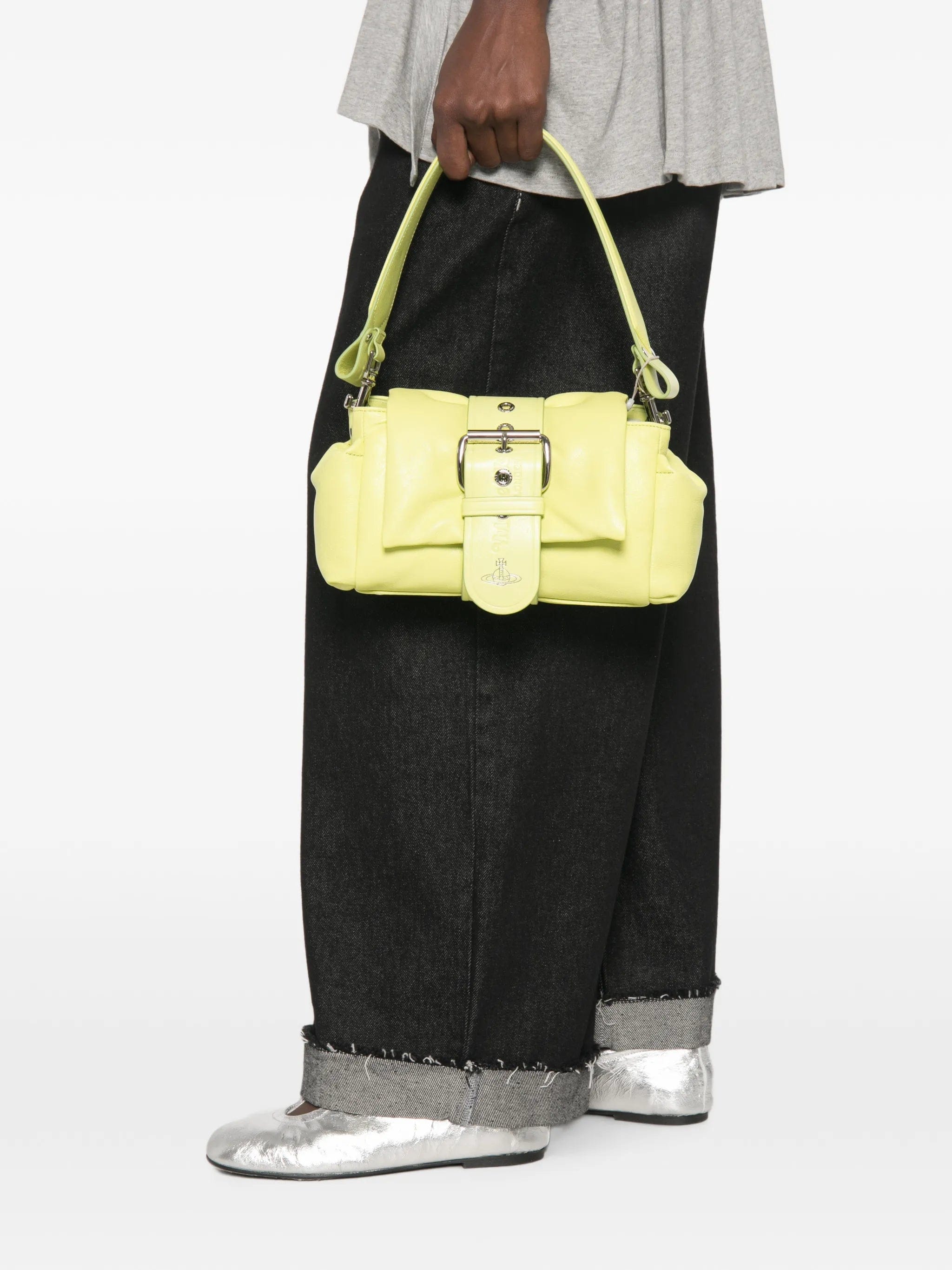 Vivienne Westwood Hazel Treasure leather shoulder bag