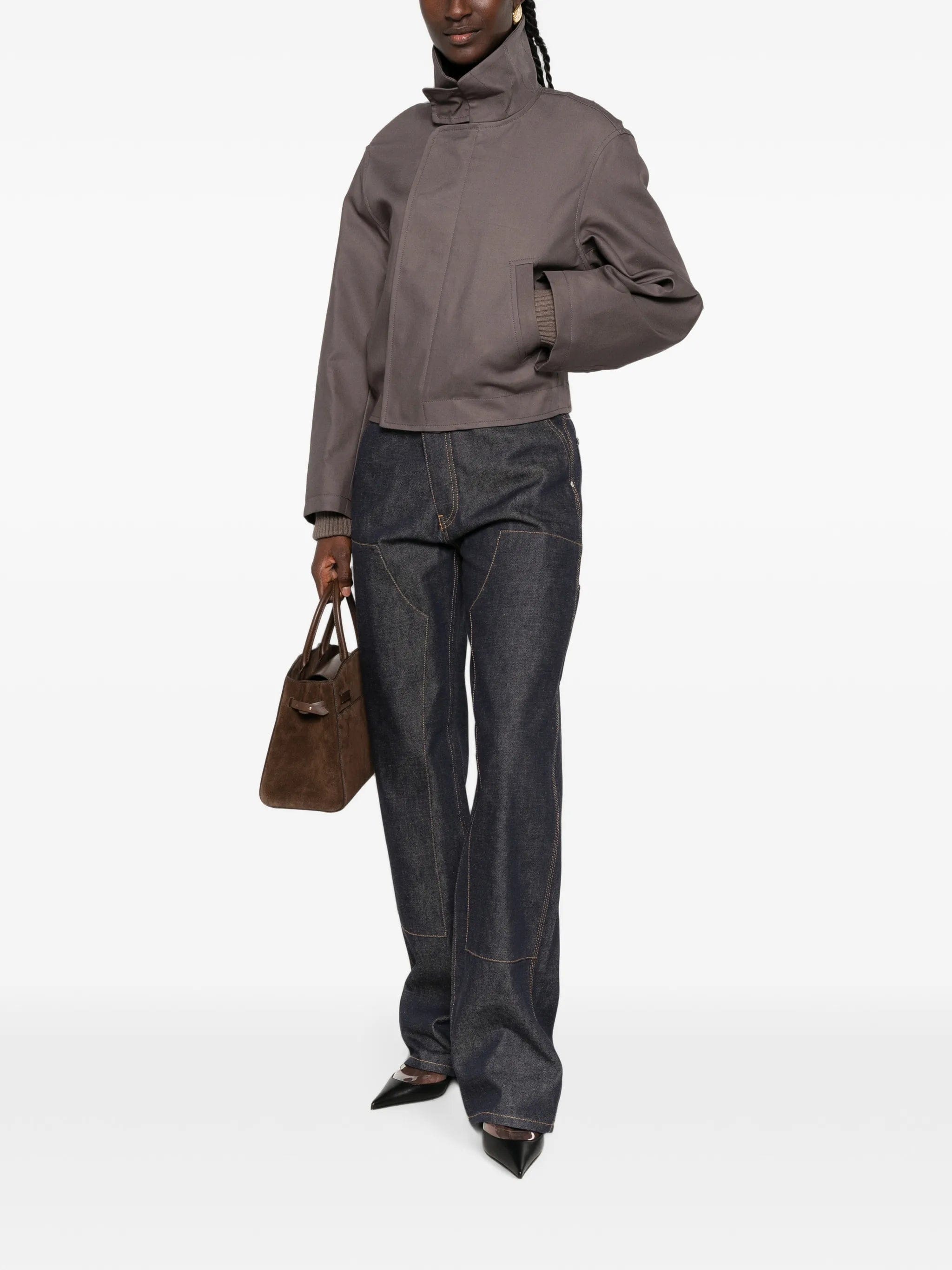 Victoria Beckham logo-patch jeans