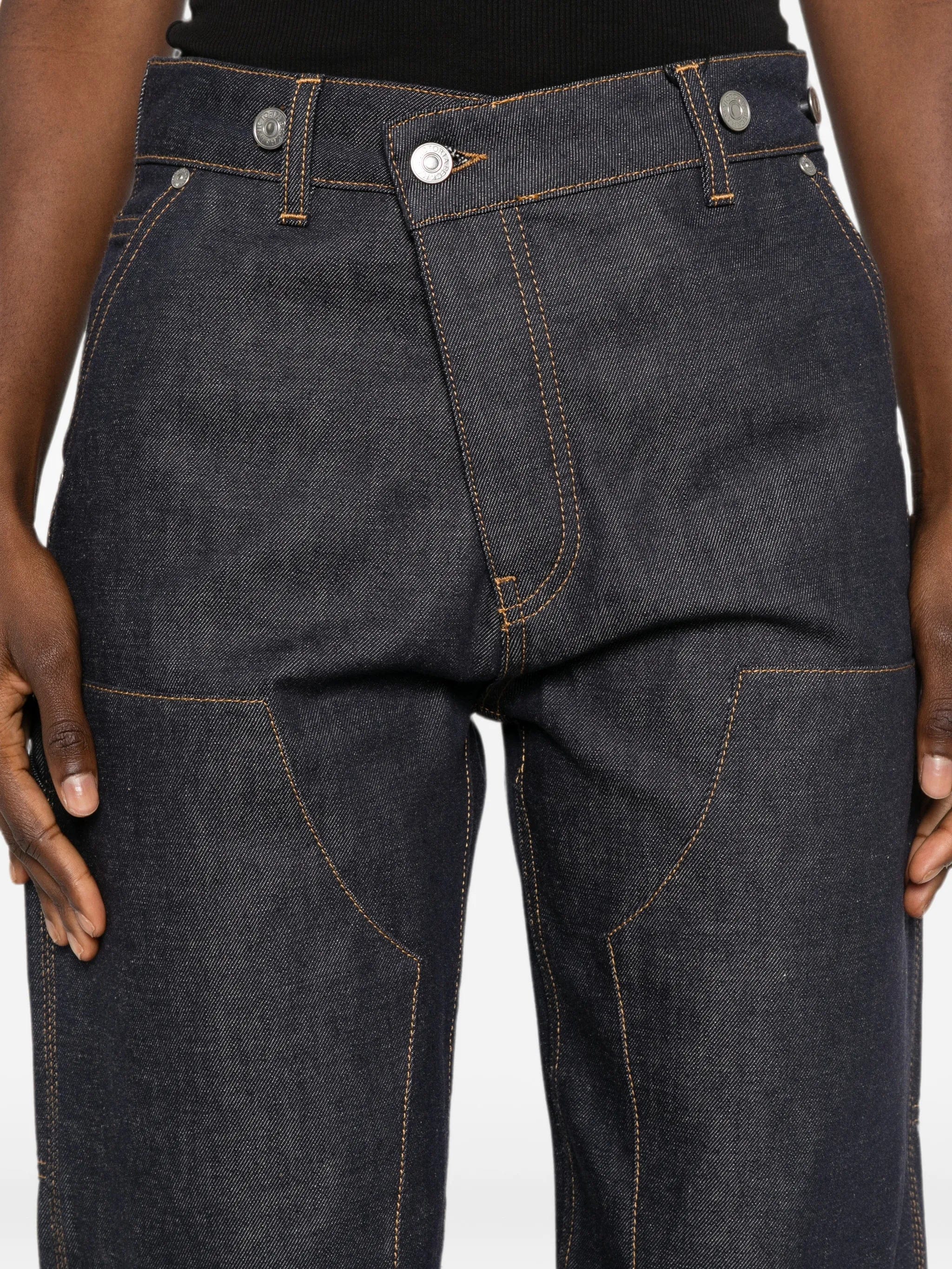 Victoria Beckham logo-patch jeans
