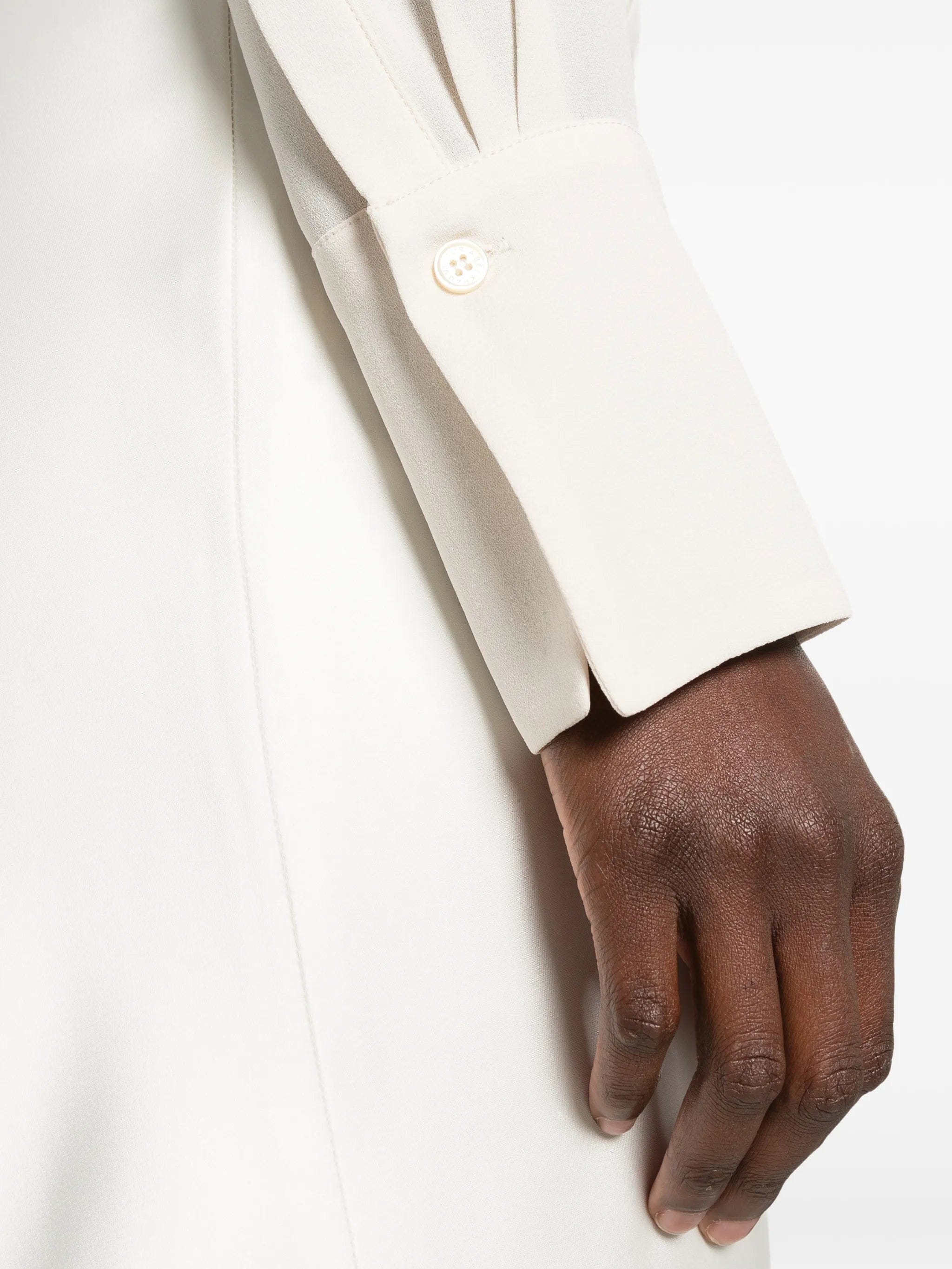 Victoria Beckham seam-detail long-sleeve blouse