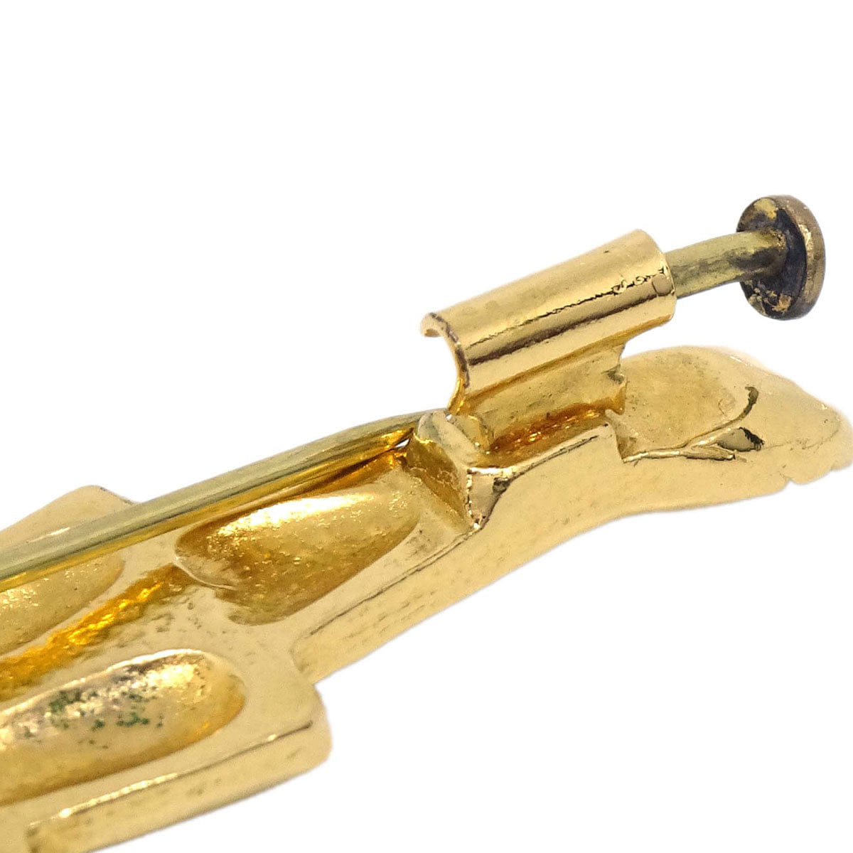 Chanel Gold Mademoiselle Brooch Pin