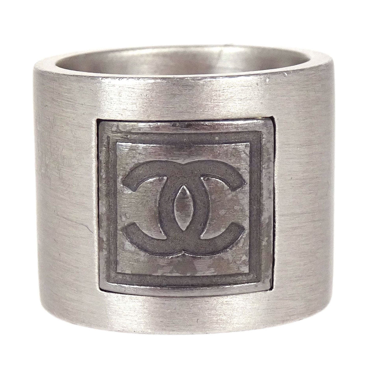 Chanel Ring Silver #53 04P