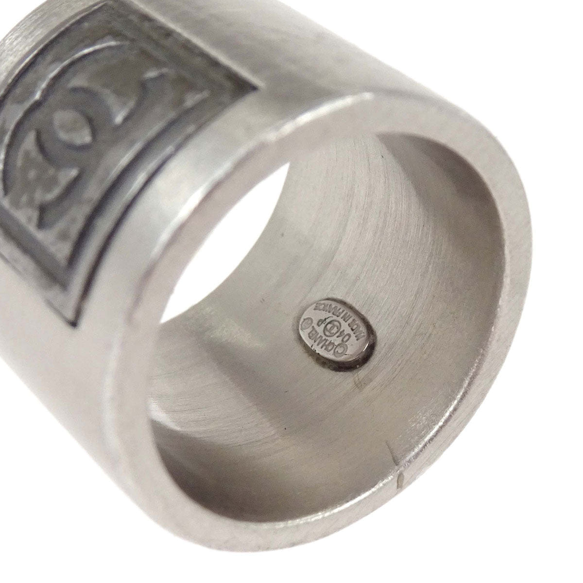 Chanel Ring Silver #53 04P