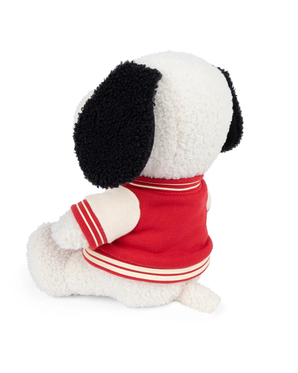 Bon Ton PEANUTS Snoopy Sitting with Varsity Jacket plush