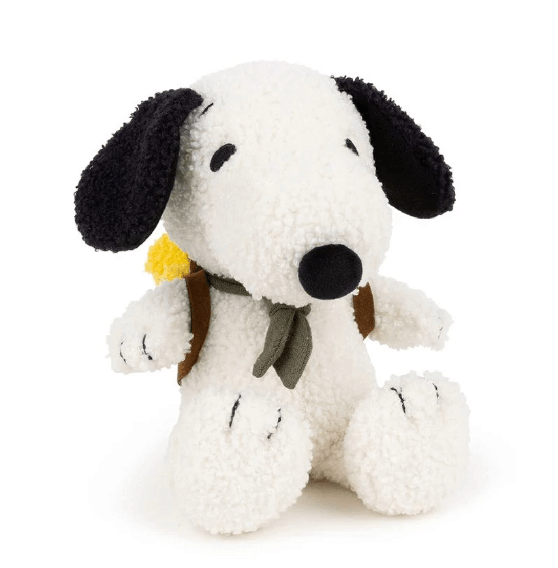 Bon Ton SNOOPY 8 inch plush with Woodstock in Backpack