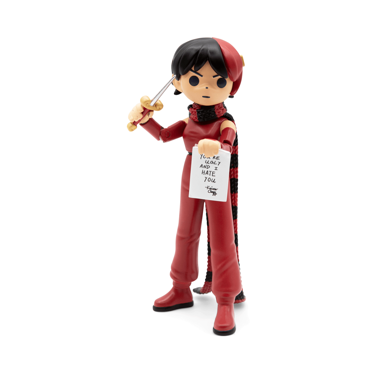 Bottleneck Gallery Scott Pilgrim vs the World Knives Chau Oops All Red Variant action figure