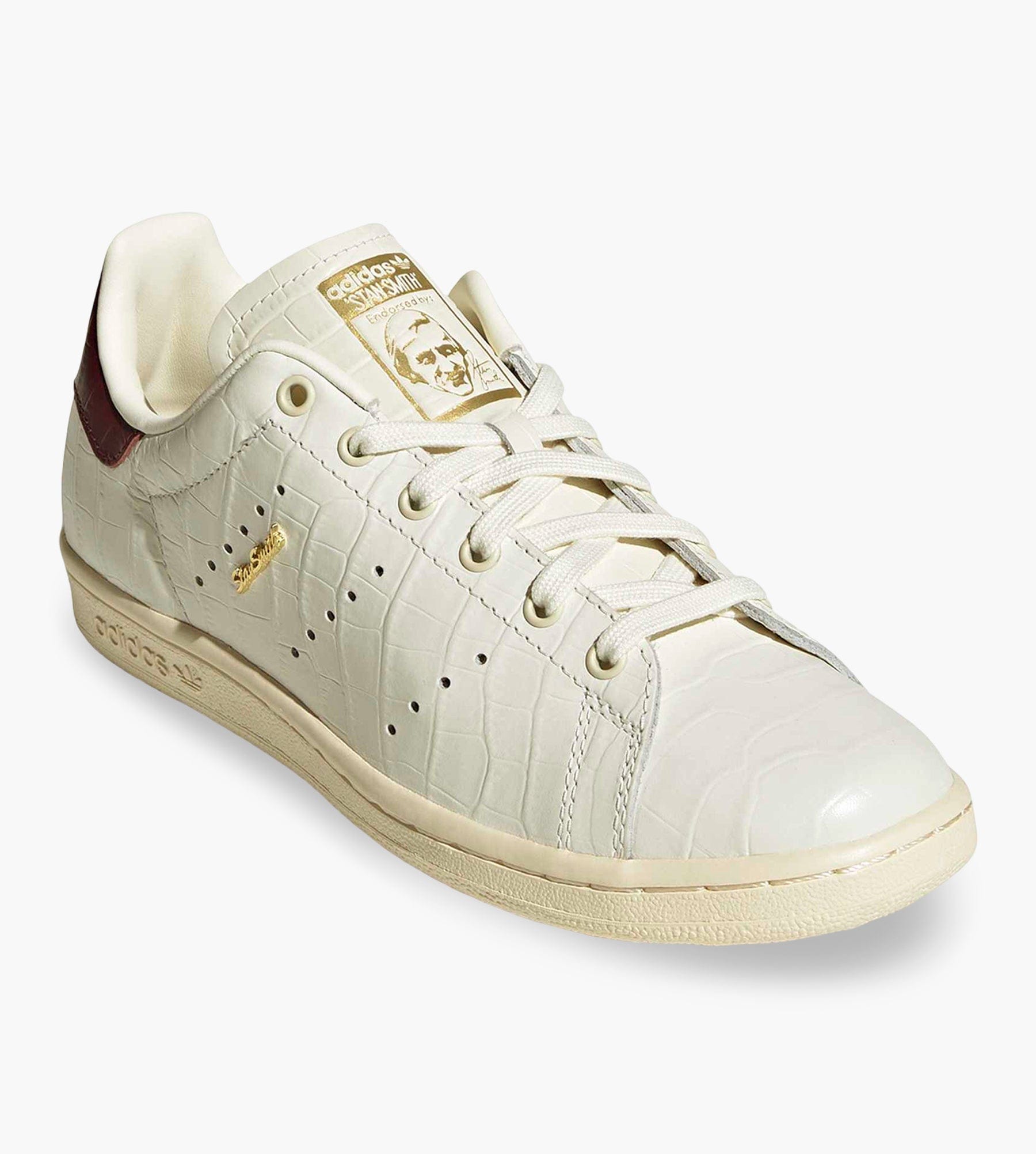 Adidas Stan Smith 80s W Owhite Owhite Maroon
