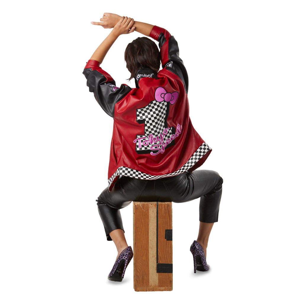 Sanrio Hello Kitty® Tokyo Speed Red Moto Jacket by Kidrobot - Limited Edition