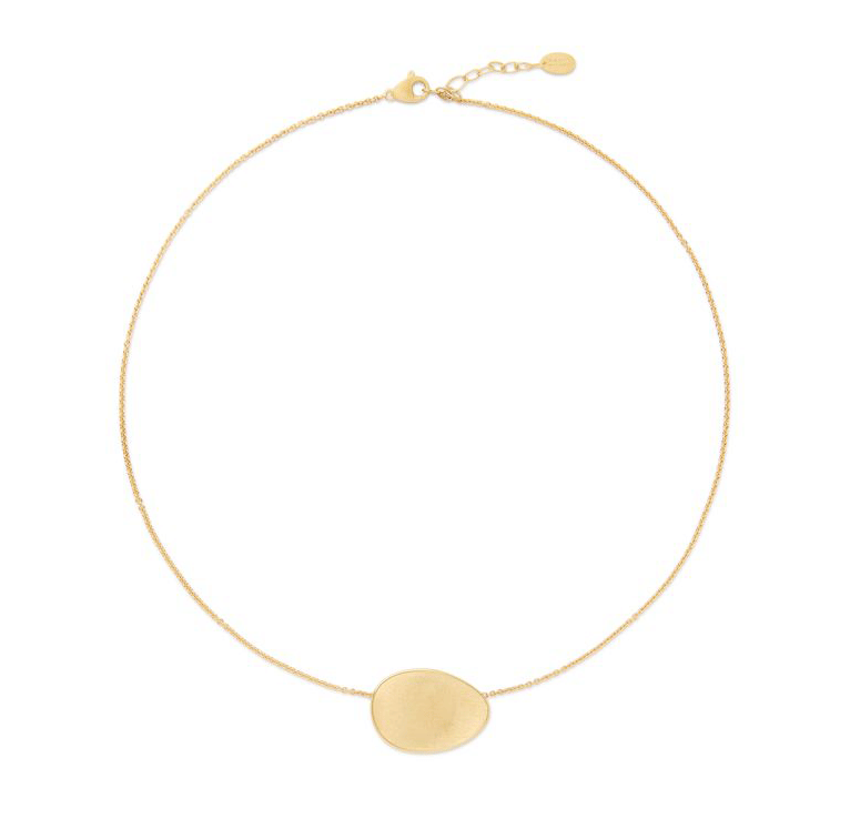 Marco Bicego Lunaria Yellow Gold Small Petal Pendant Necklace