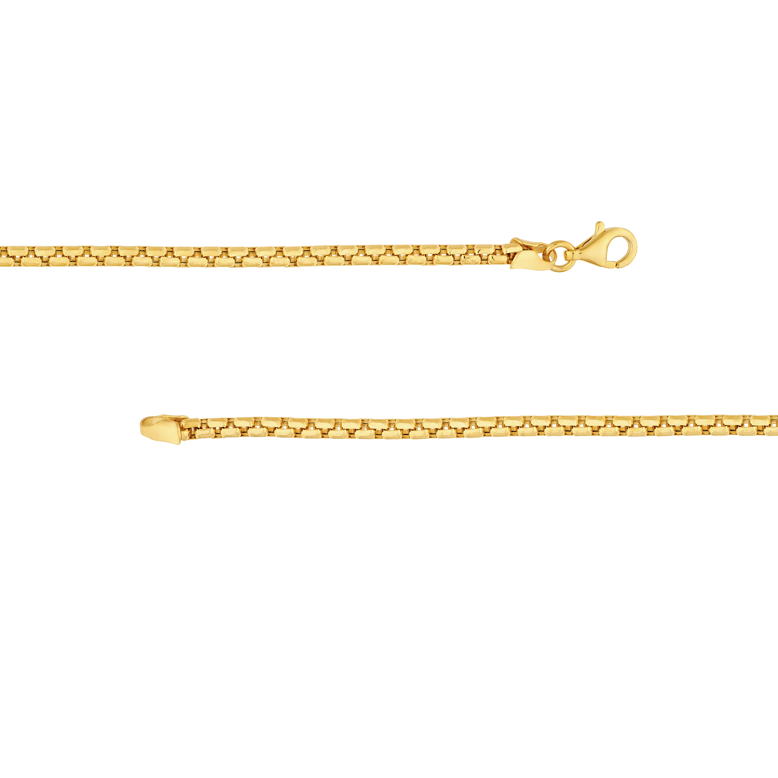Sabel Collection Yellow Gold Necklace with Diamond Heart Pendant