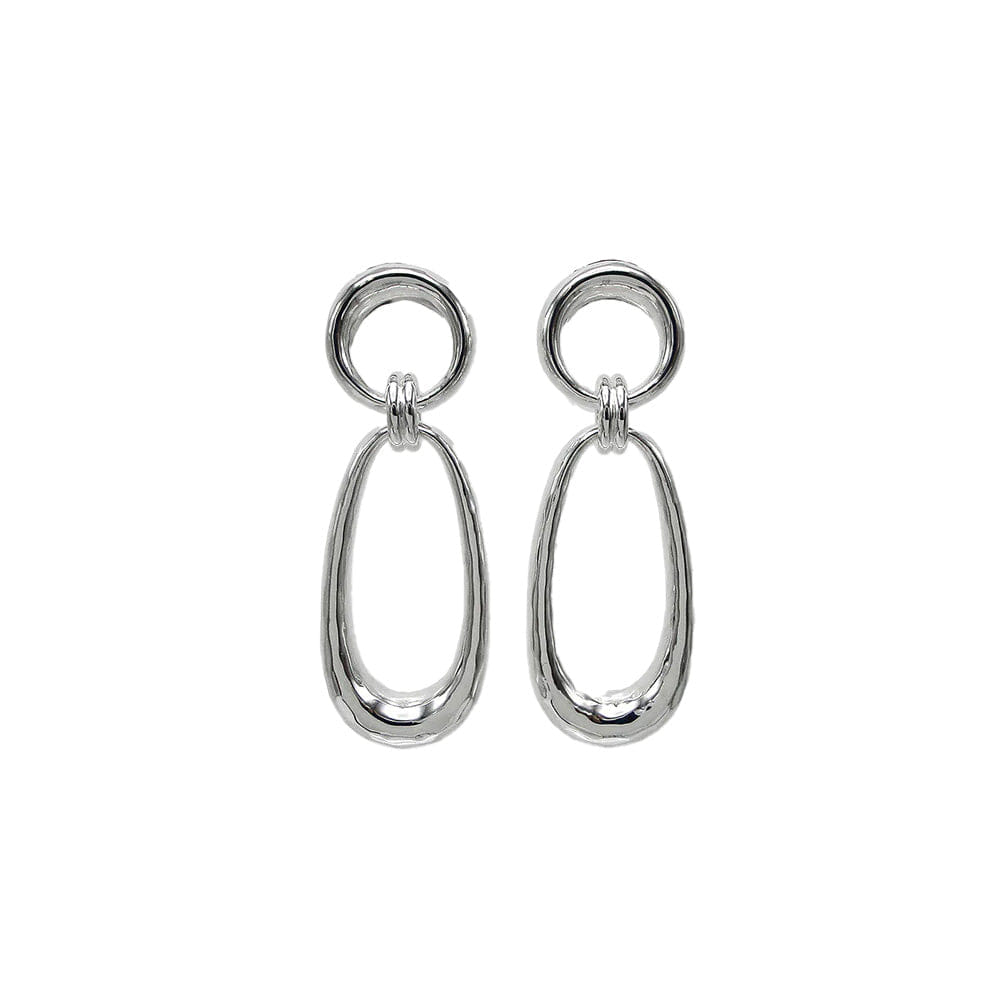 IPPOLITA Classico Sterling Silver Oval Drop Doorknocker Earrings