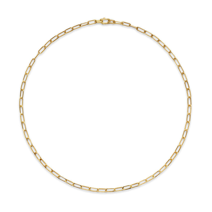 David Yurman DY Madison Chain Necklace in 18K Yellow Gold, 4mm, 18"