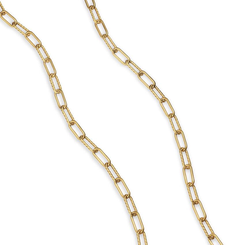 David Yurman DY Madison Chain Necklace in 18K Yellow Gold, 4mm, 18"