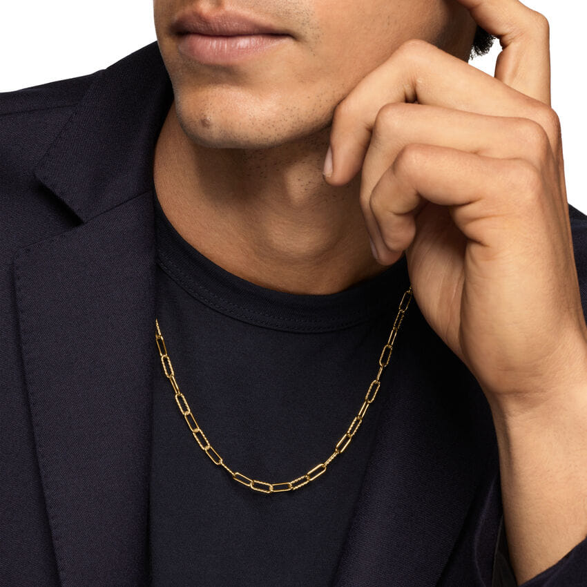 David Yurman DY Madison Chain Necklace in 18K Yellow Gold, 4mm, 18"