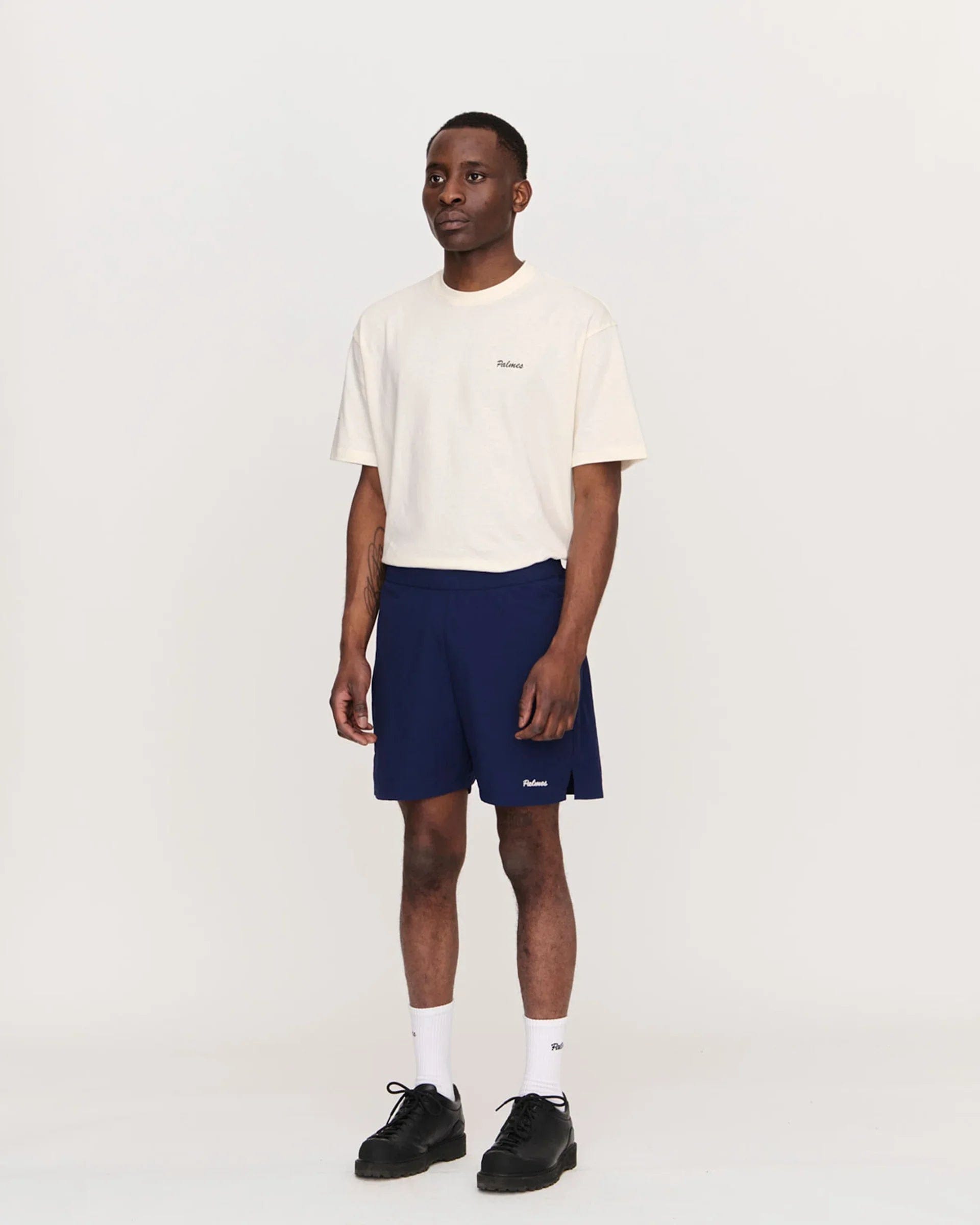Palmes Logo Tennis Shorts