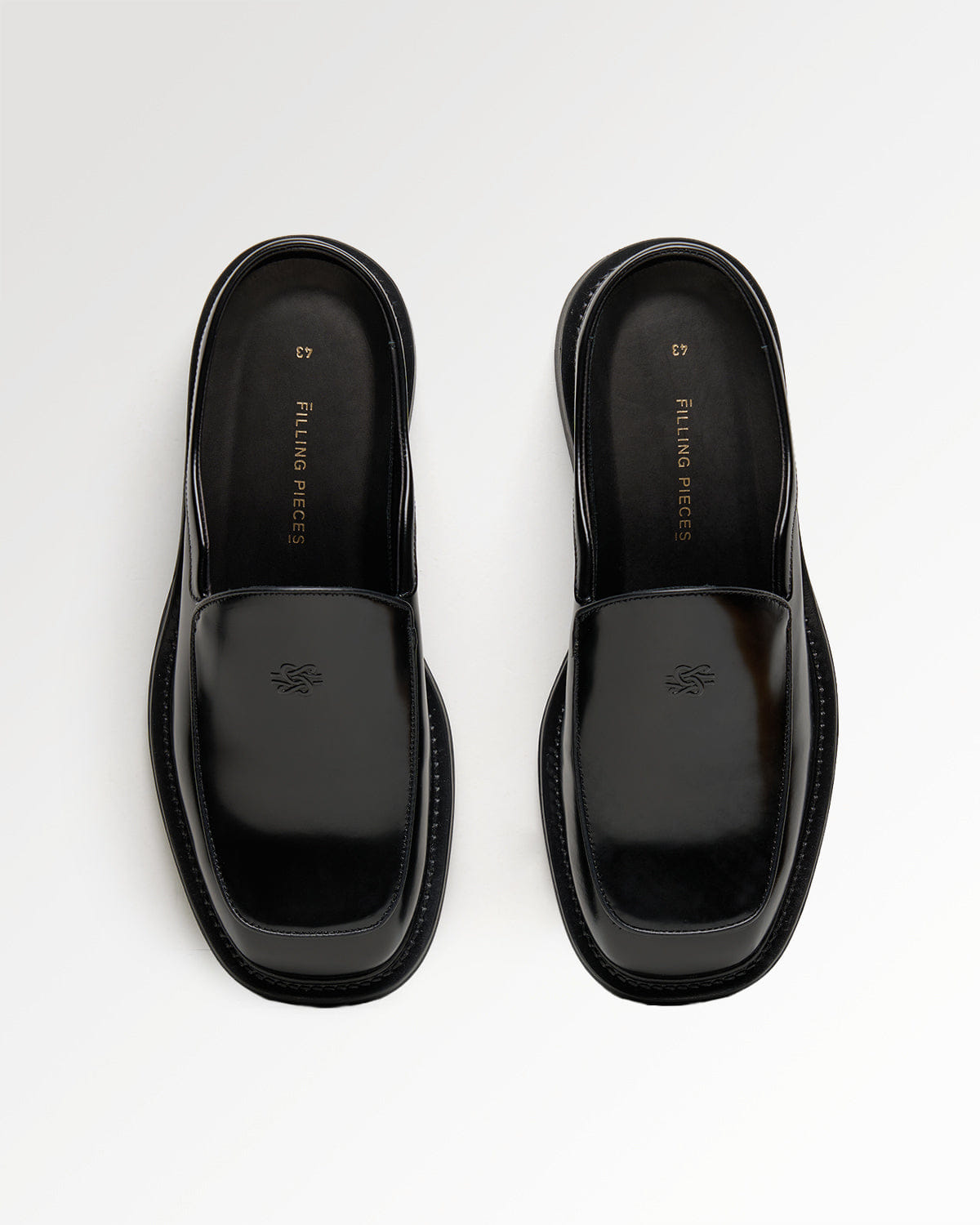 Trend Maven Square Mule Polido Black