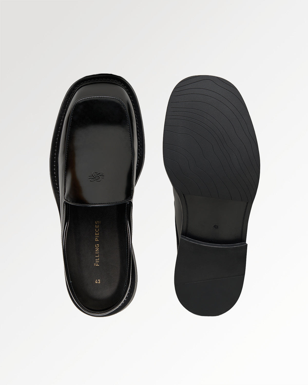 Trend Maven Square Mule Polido Black