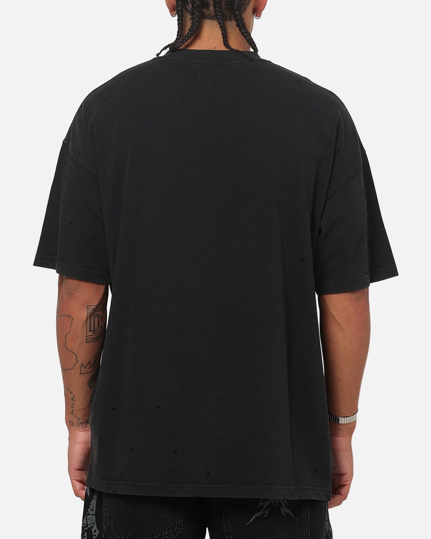 Saint Morta Divinity Forever Boxy T-Shirt Washed Black
