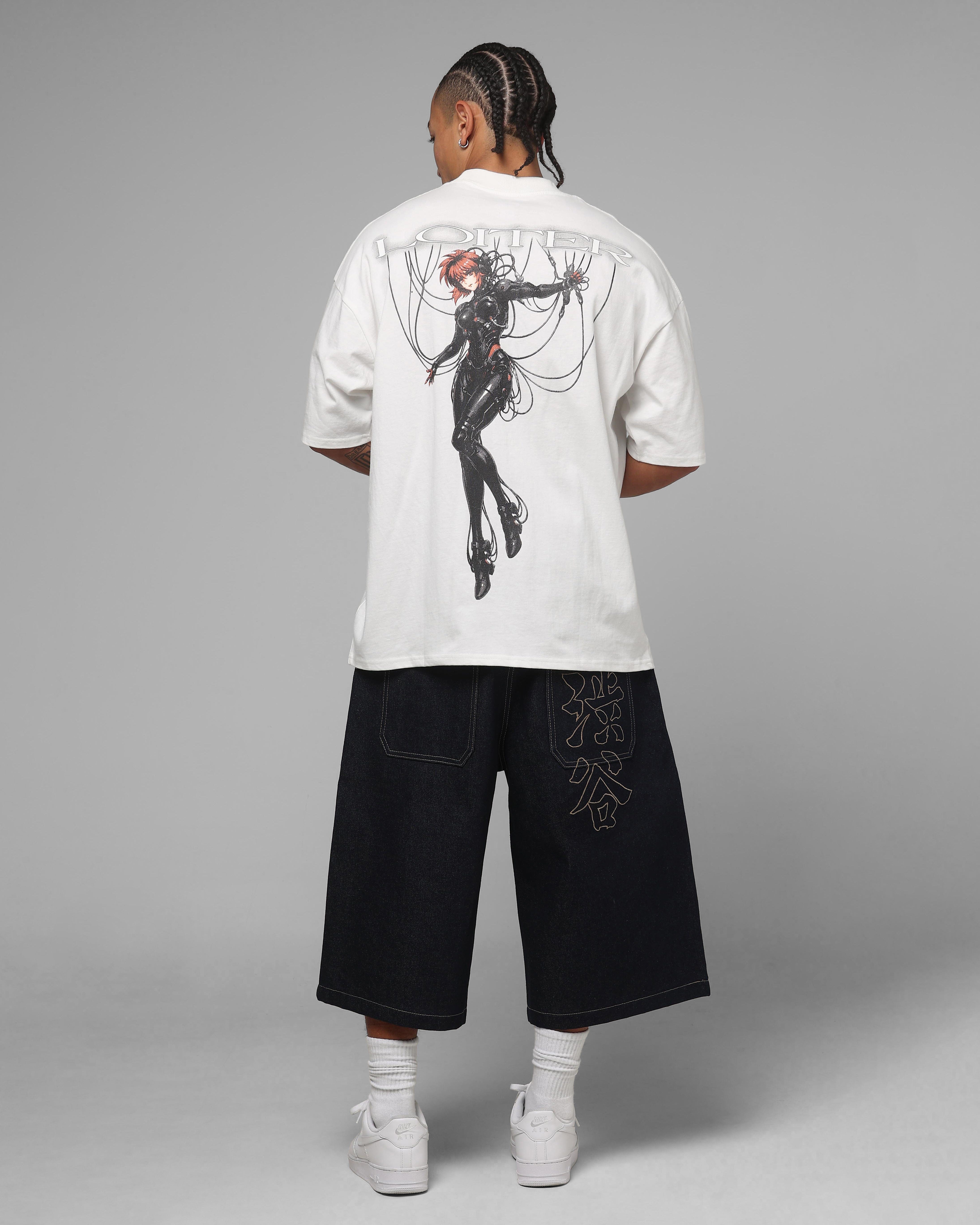 Loiter Ultimate Spectre Vintage T-Shirt Off White