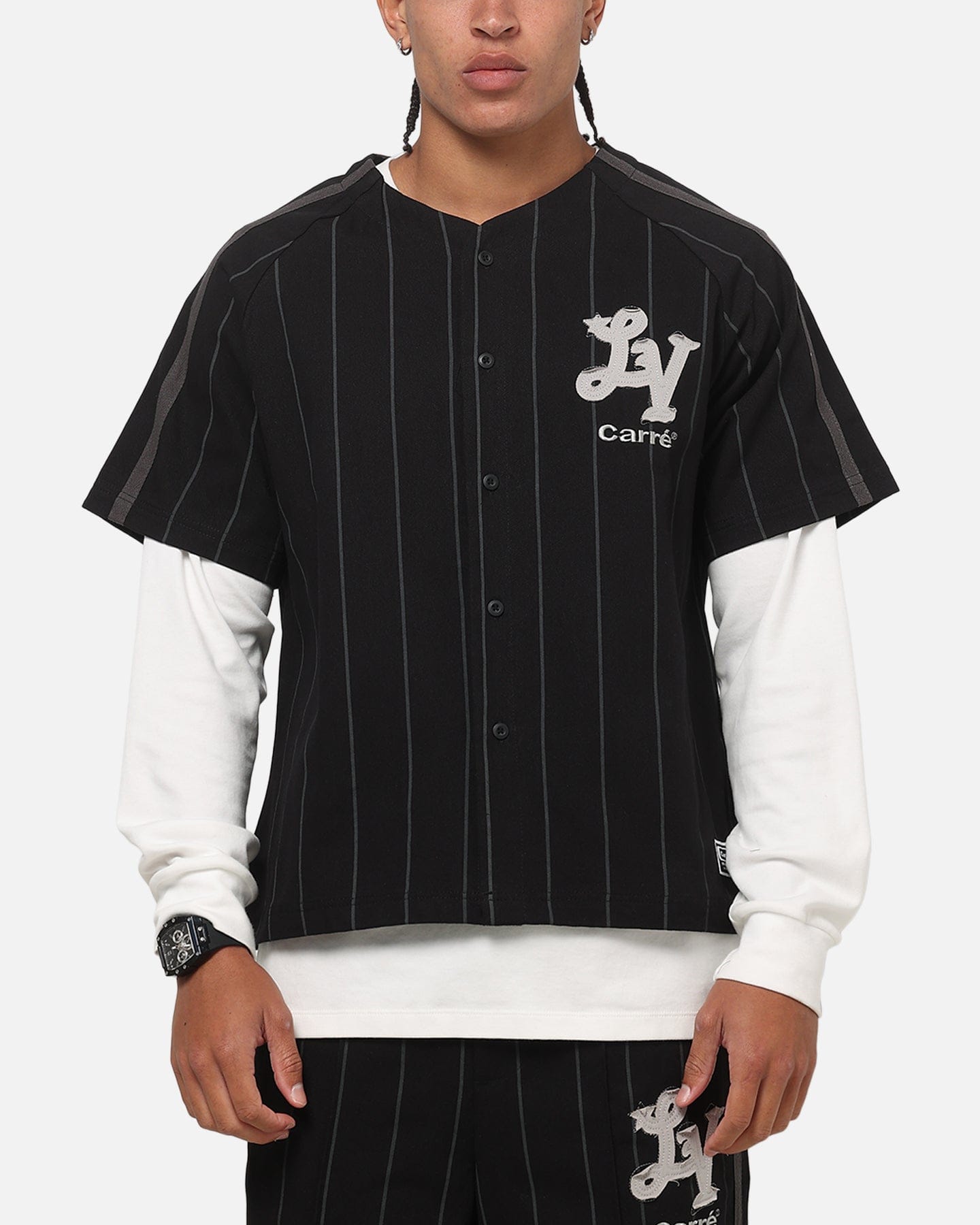 Carre Las Vegas City Series Jersey Black Pinstripe