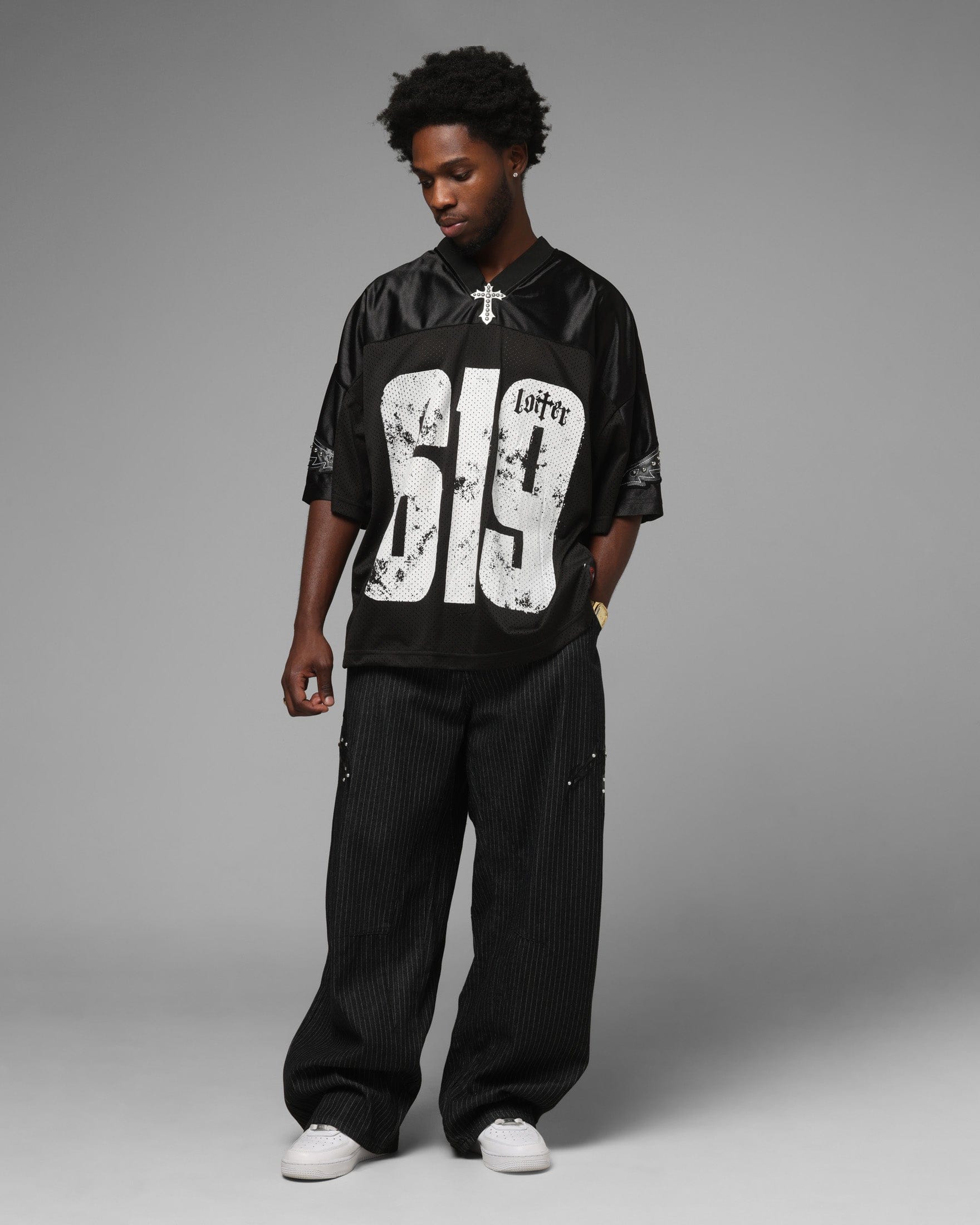 Loiter X WWE Rey Mysterio Jersey Black