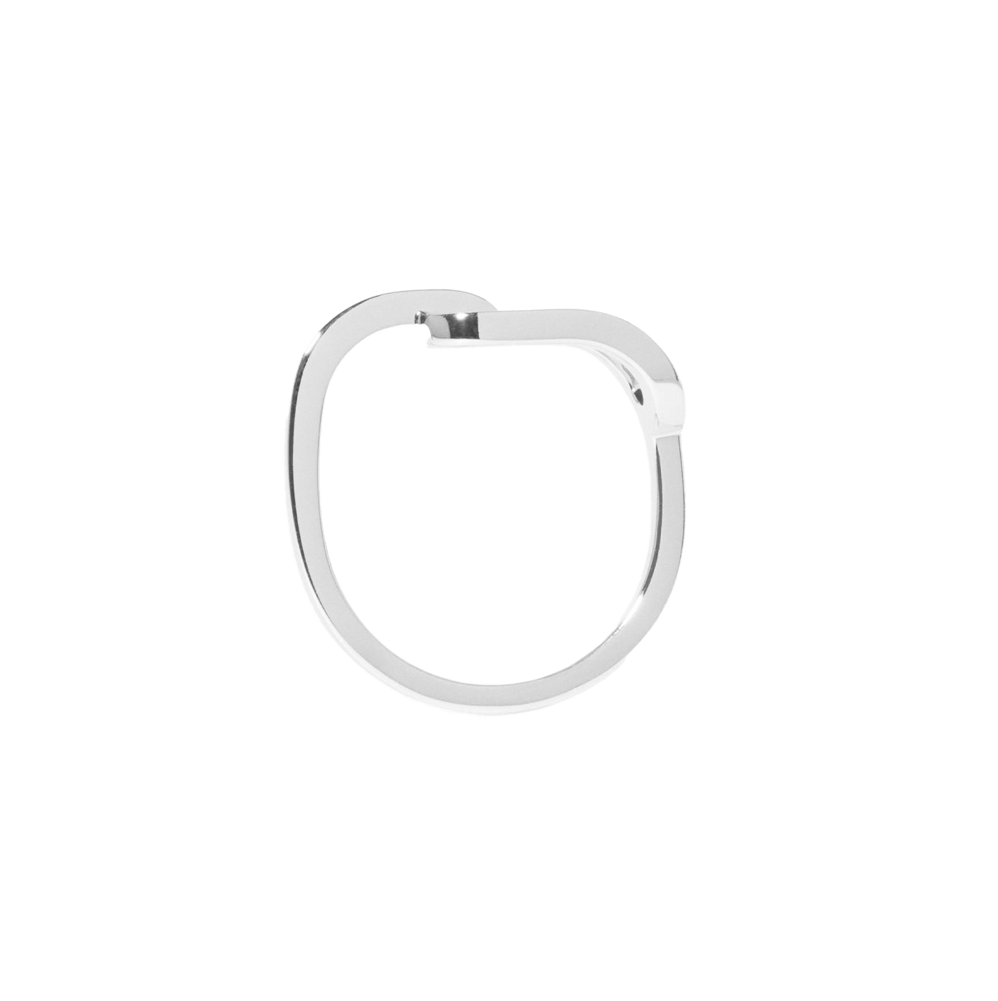 Dinh Van Maillon White Gold Diamond Small Ring