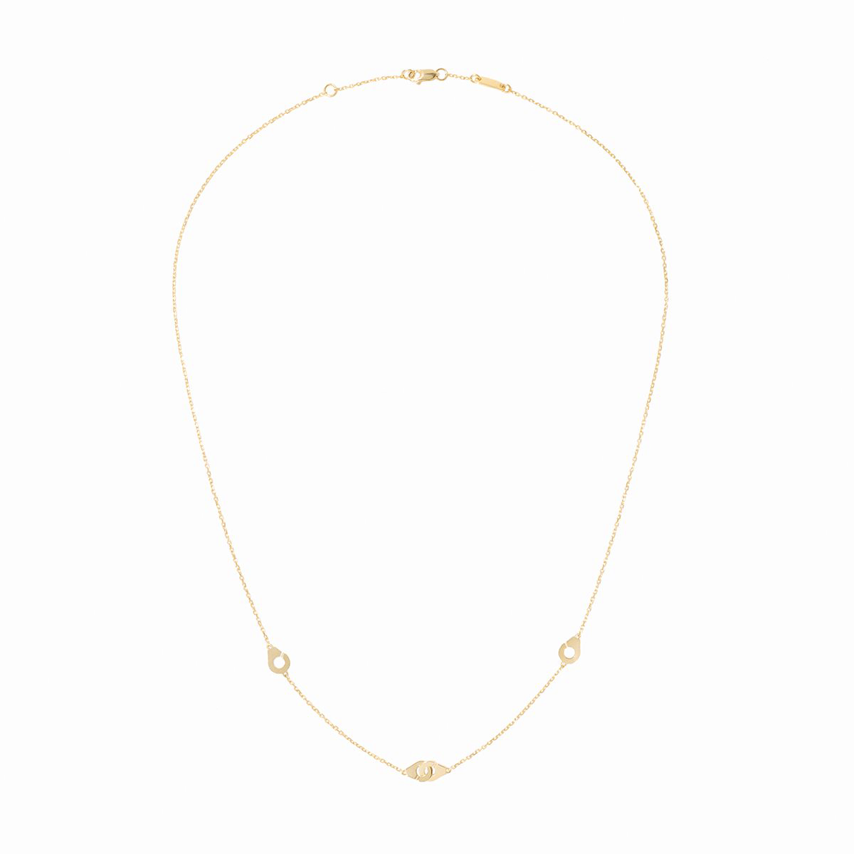 Dinh Van Menottes Yellow Gold Multi-Motif Necklace