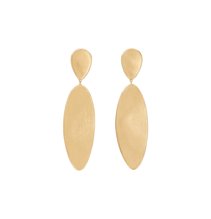 Marco Bicego Lunaria Slim Twist Double Drop Earrings