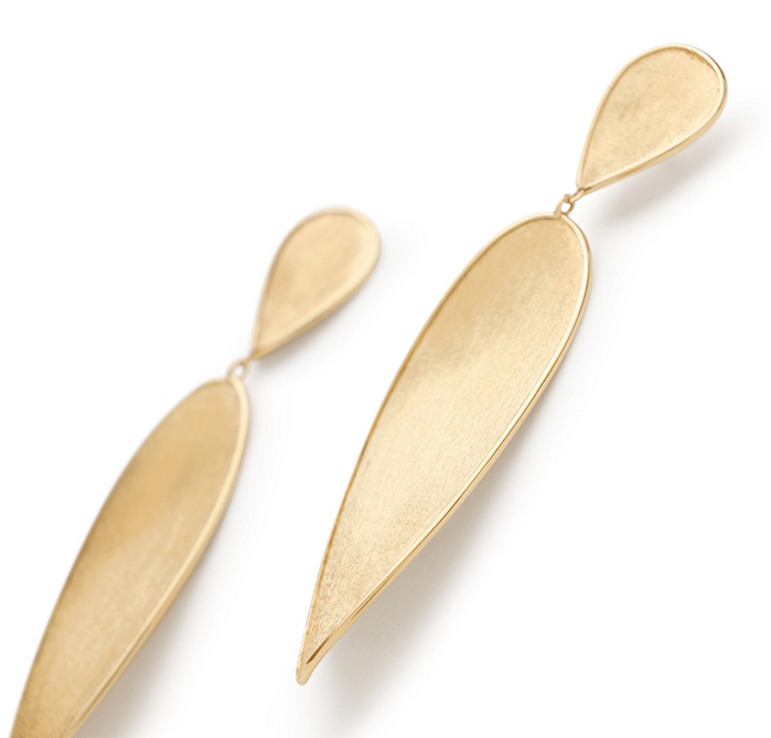 Marco Bicego Lunaria Slim Twist Double Drop Earrings