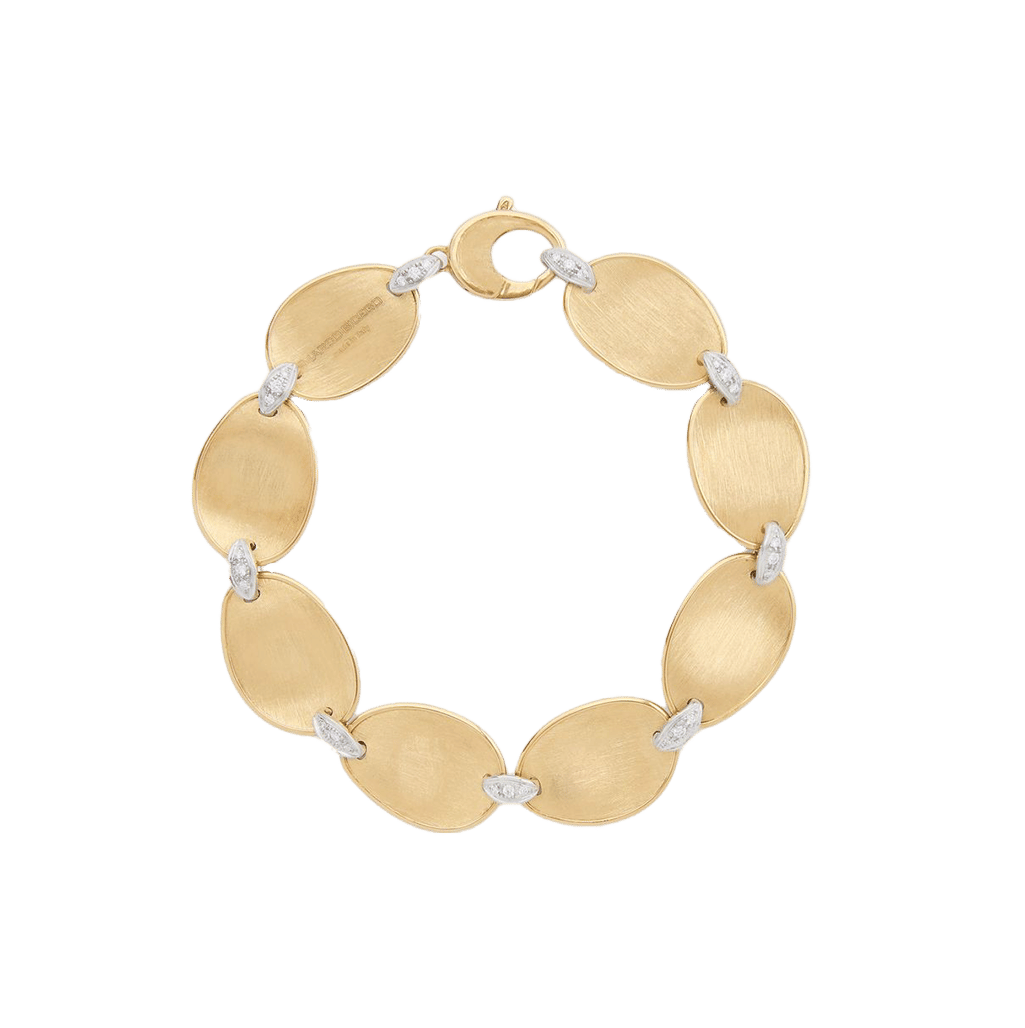 Marco Bicego Lunaria Mixed Metals Bracelet with Diamond Accents