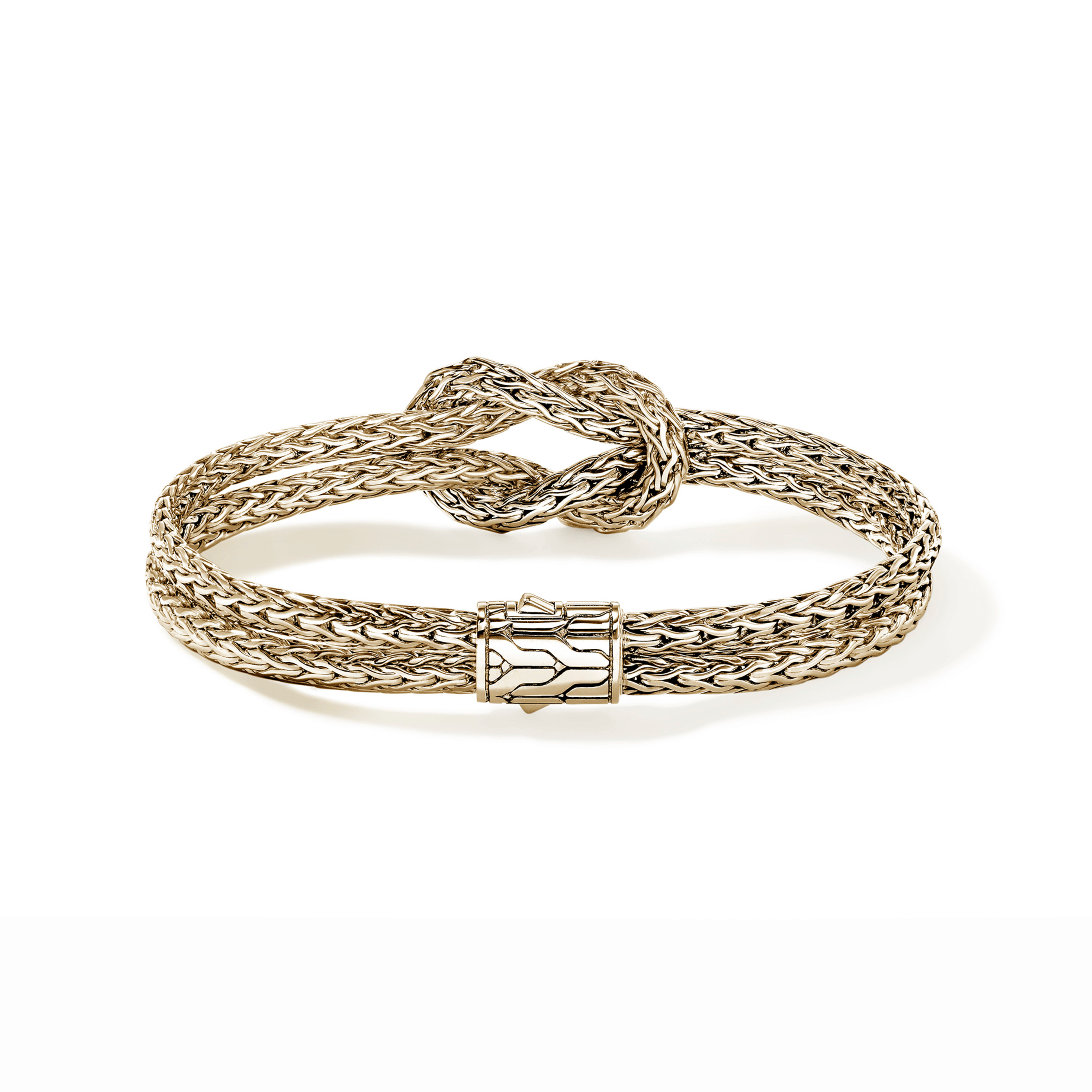 John Hardy Love Knot Yellow Gold Bracelet, 7mm