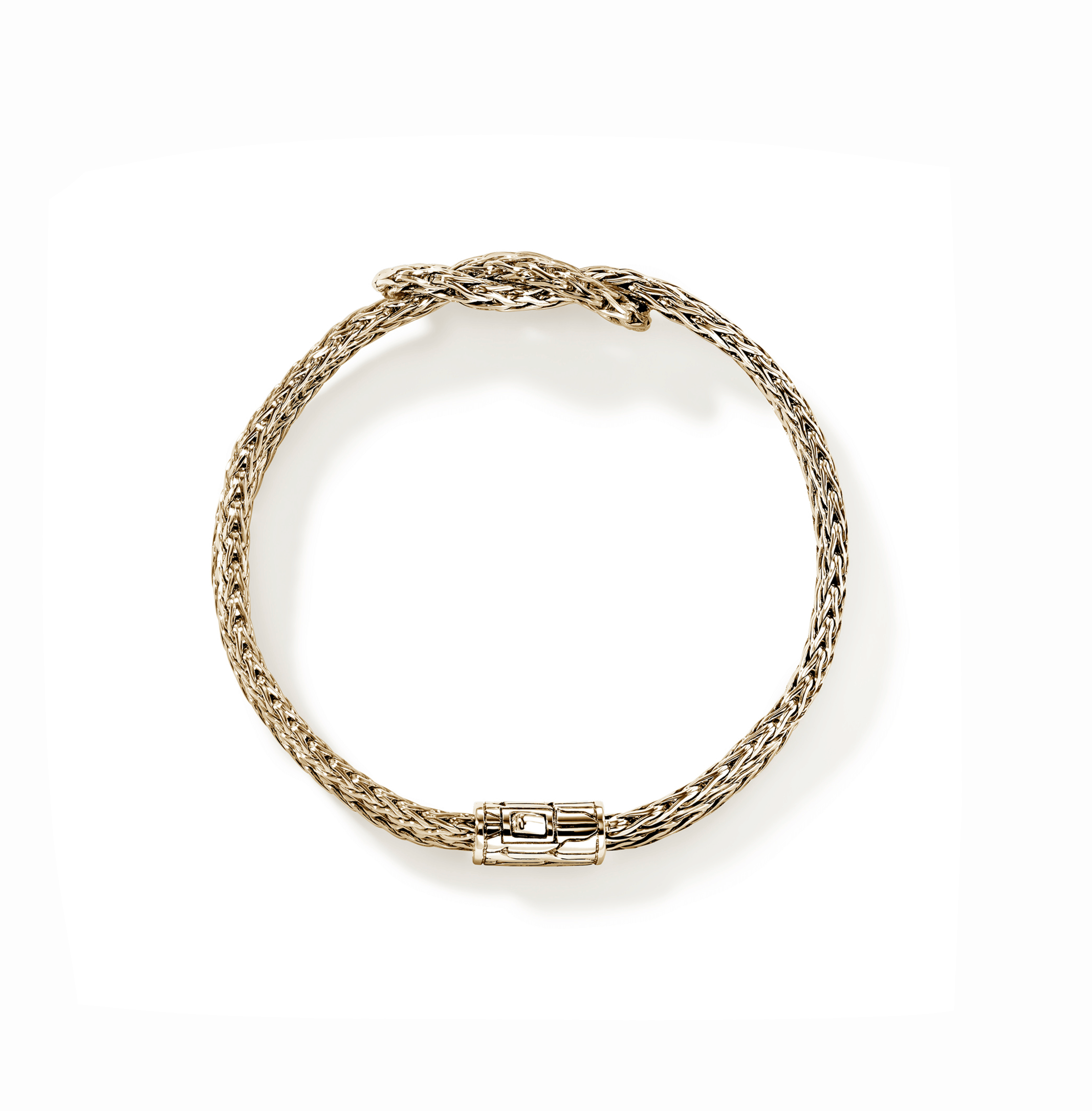 John Hardy Love Knot Yellow Gold Bracelet, 7mm
