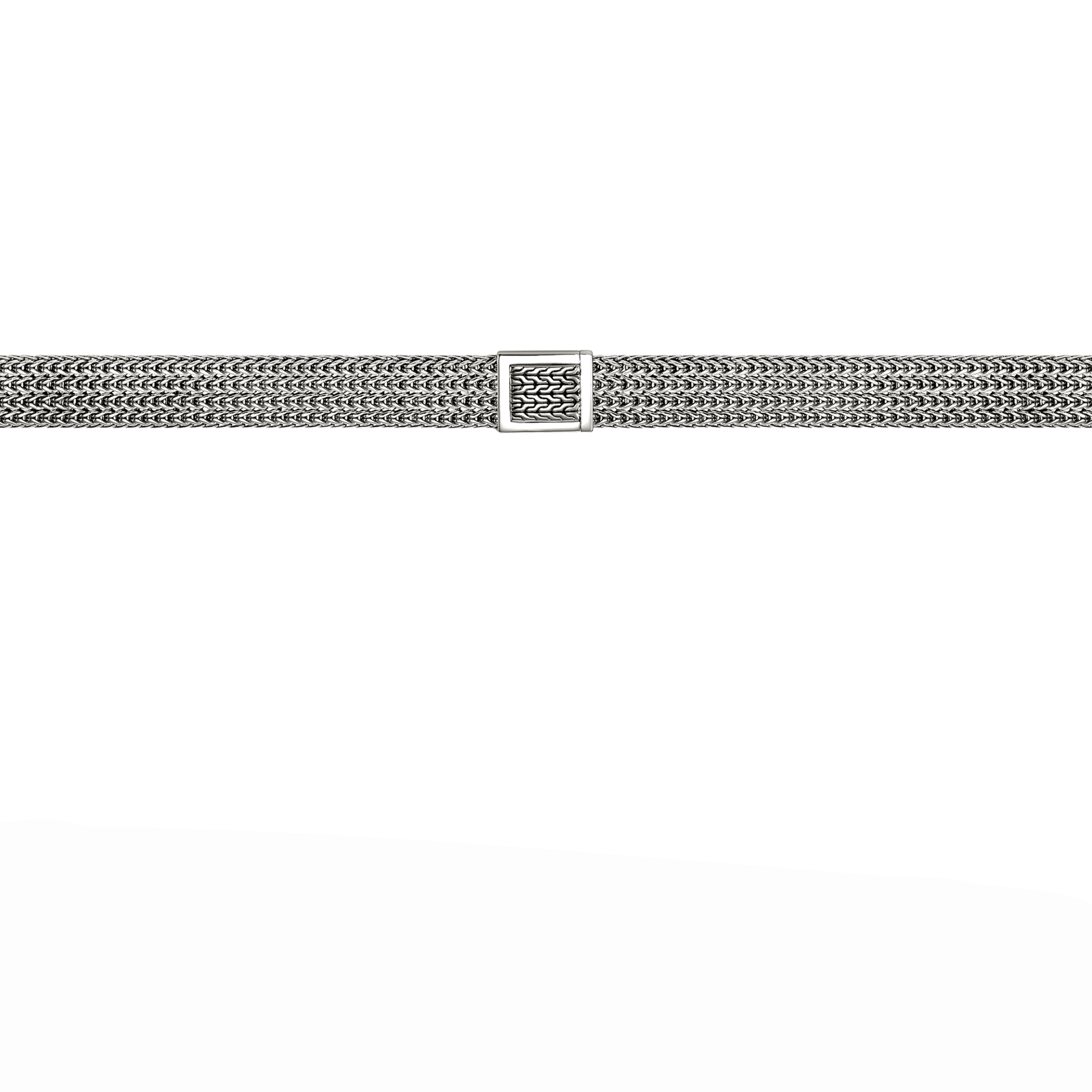 John Hardy Icon Link Sterling Silver Necklace with Diamonds, 12mm